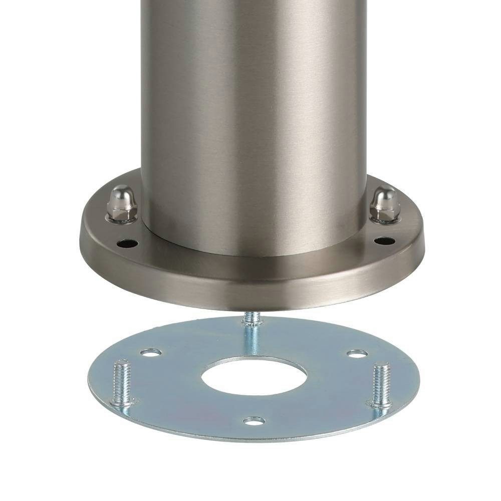 EGLO Sokkellamp HELSINKI LED padlamp, buitenverlichting, bewegingssensor, IP44, roestvrij staal (1 stuk)