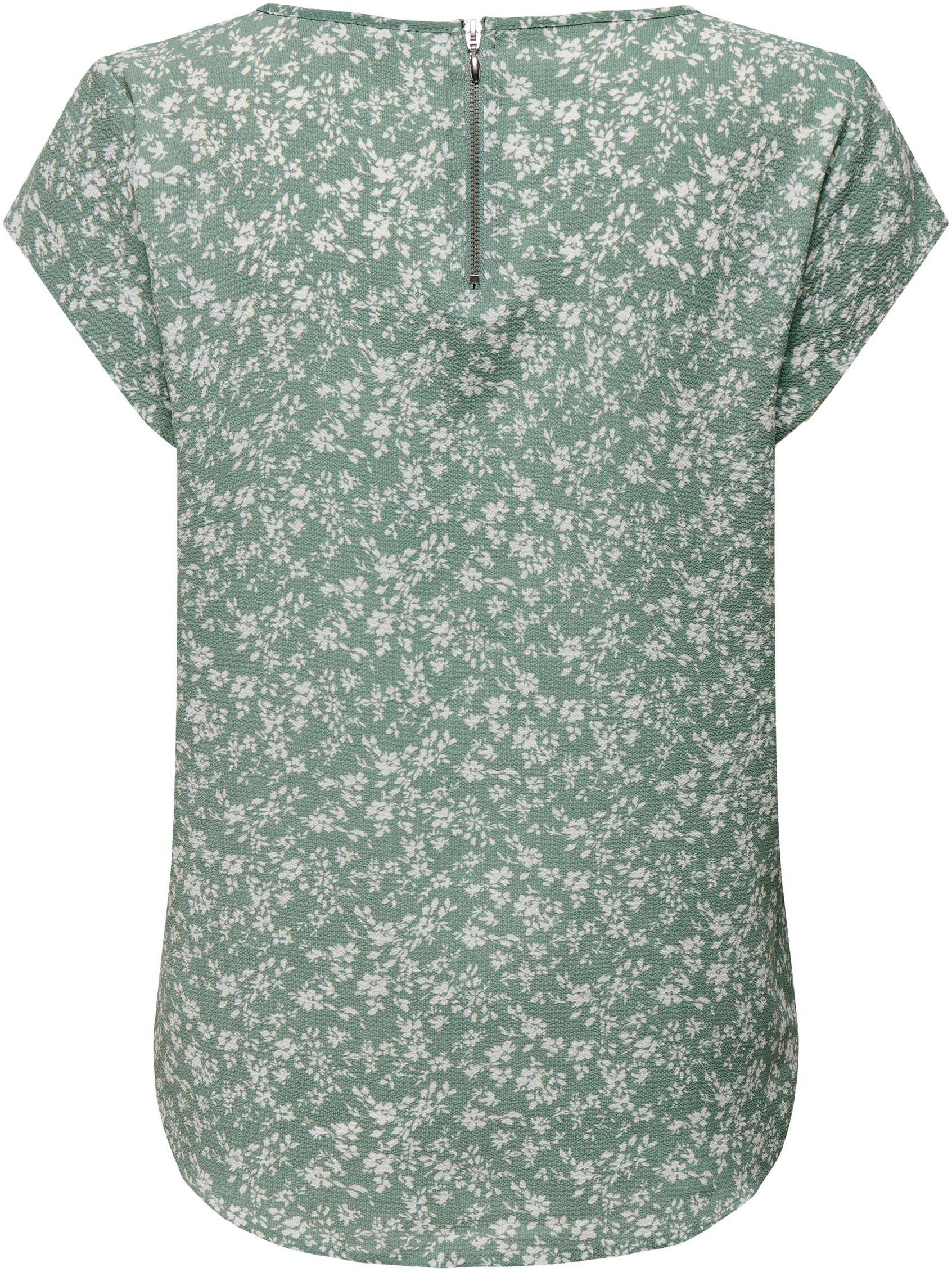 Only Shirtblouse ONLVIC S/S AOP TOP NOOS PTM