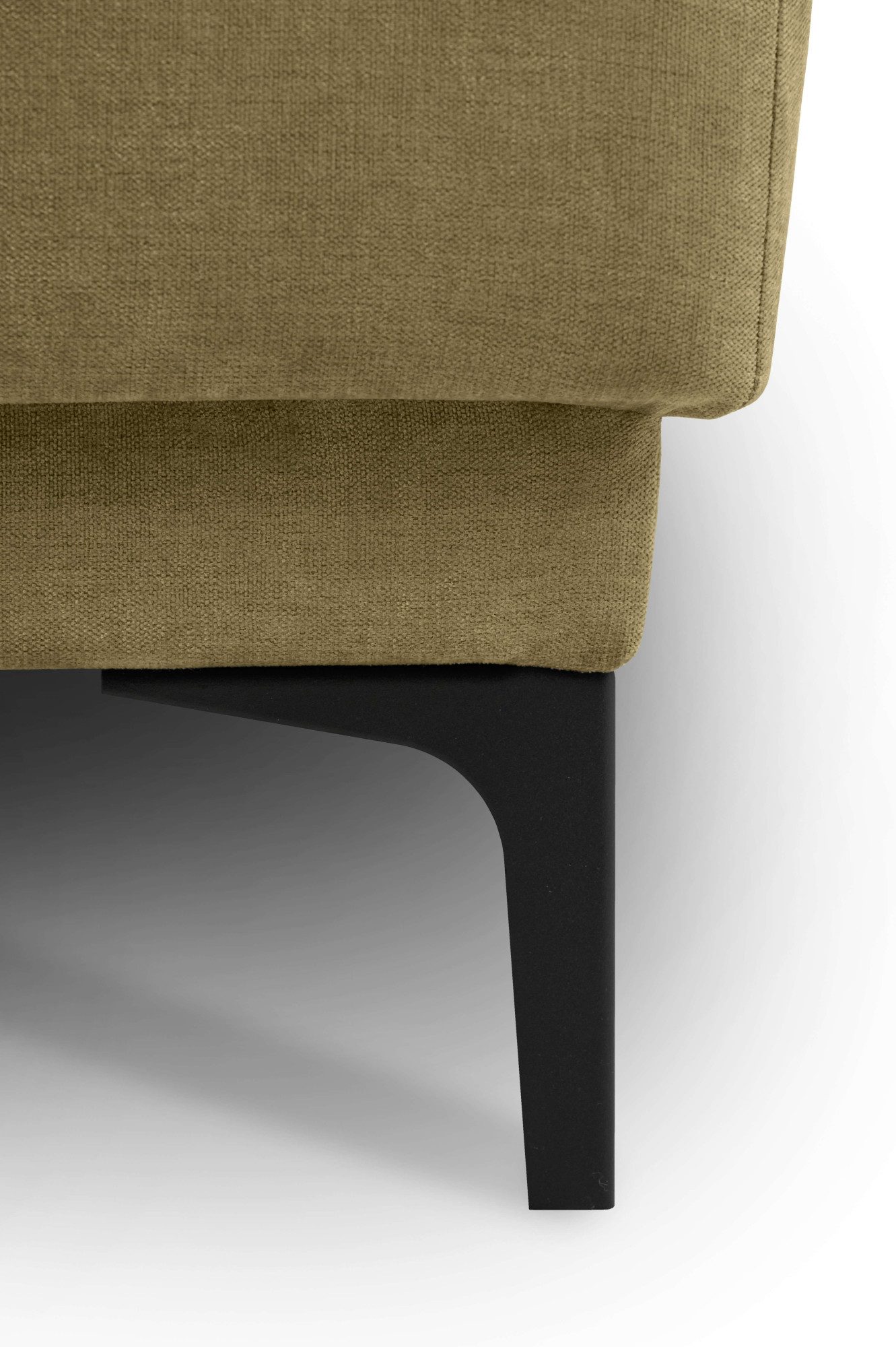 Places of Style Hoekbank Oland, structuur, platweefsel, luxe microvezel, bouclé
