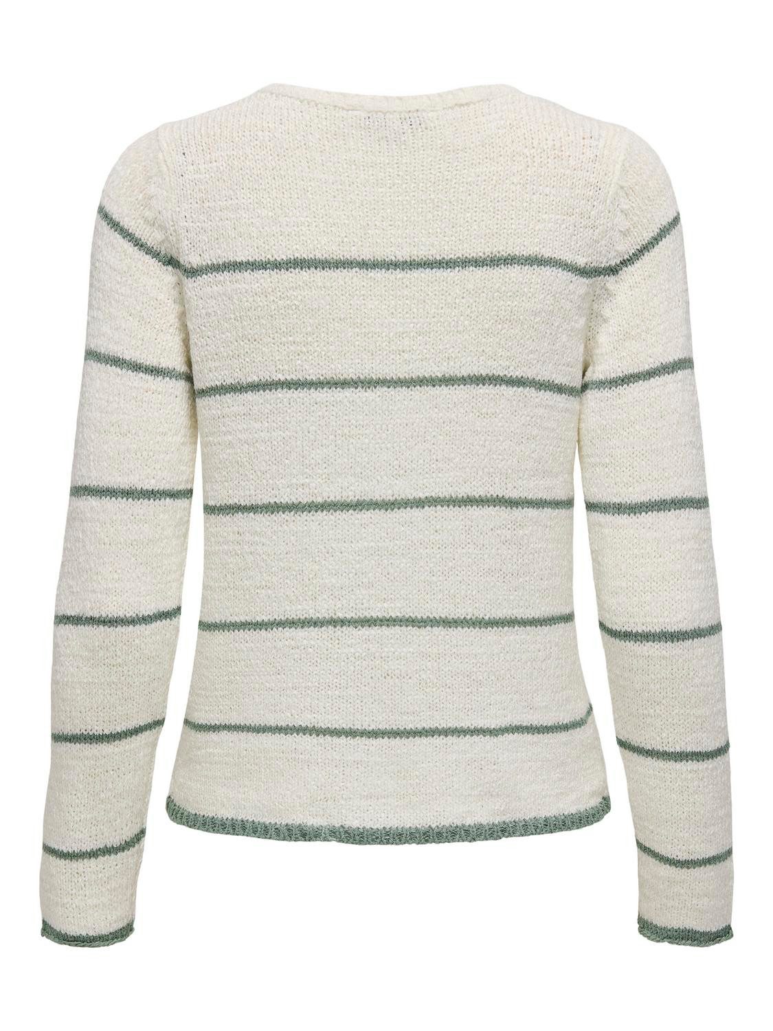Only Trui met V-hals ONLGEENA L/S V-NECK KNT NOOS