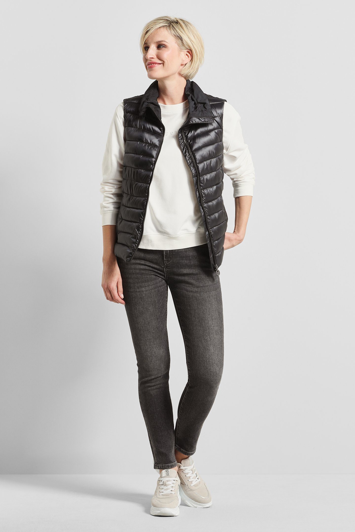 Bugatti Bodywarmer met niet-doorgestikte rugleuning