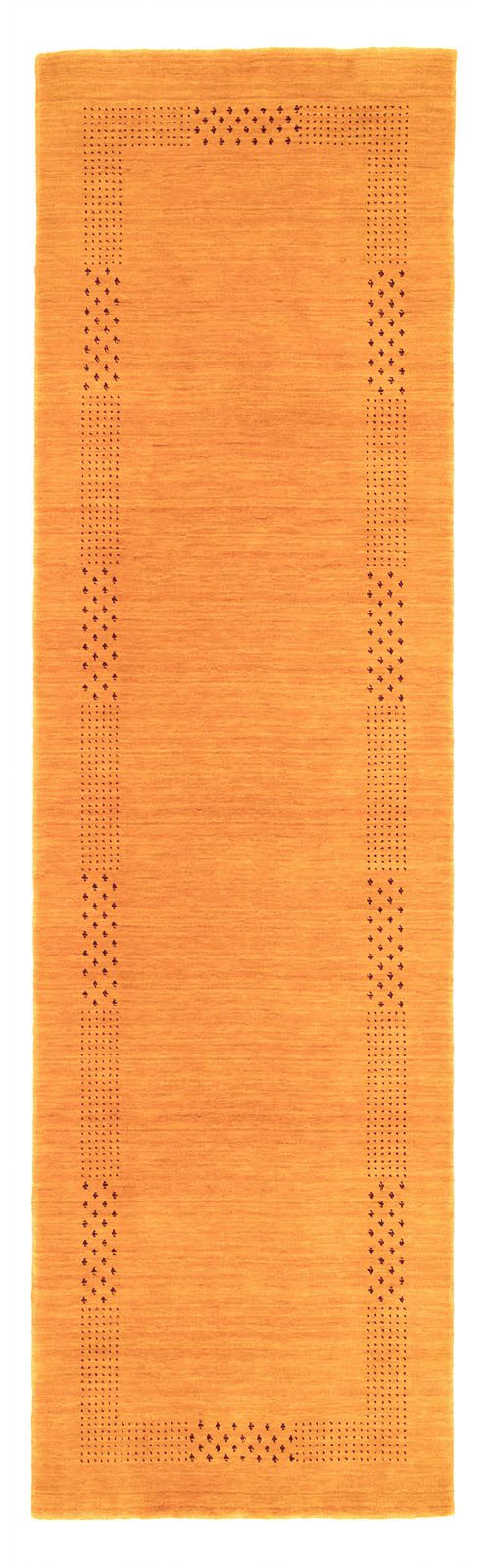 morgenland Loper LORIBAFT NOVA Scheerwol luxe randdessin, woonkamer lopers maat 80x300 cm goud(kleur)