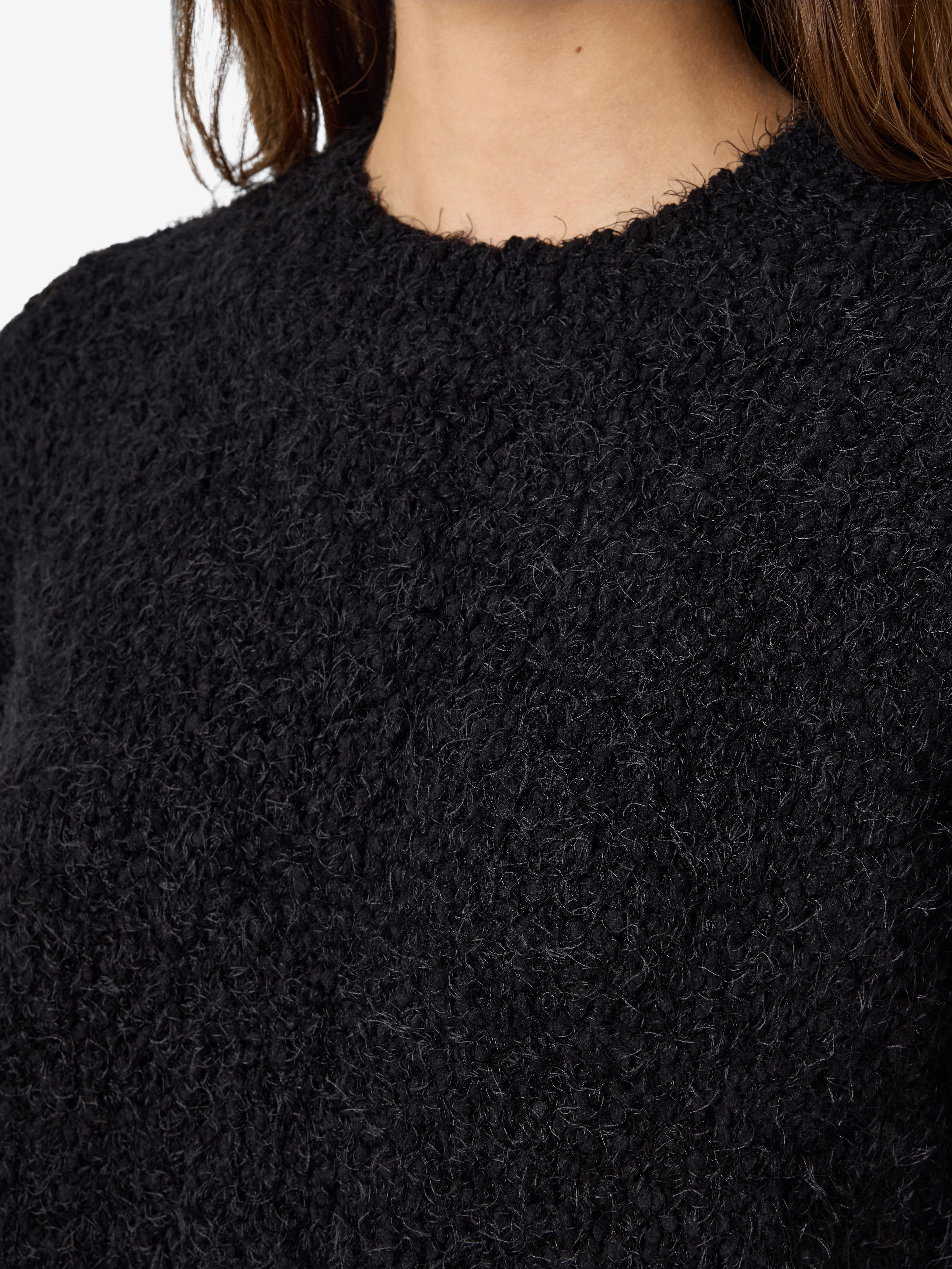 Noisy may Trui met ronde hals NMSASSY L/S O-NECK KNIT FWD NOOS