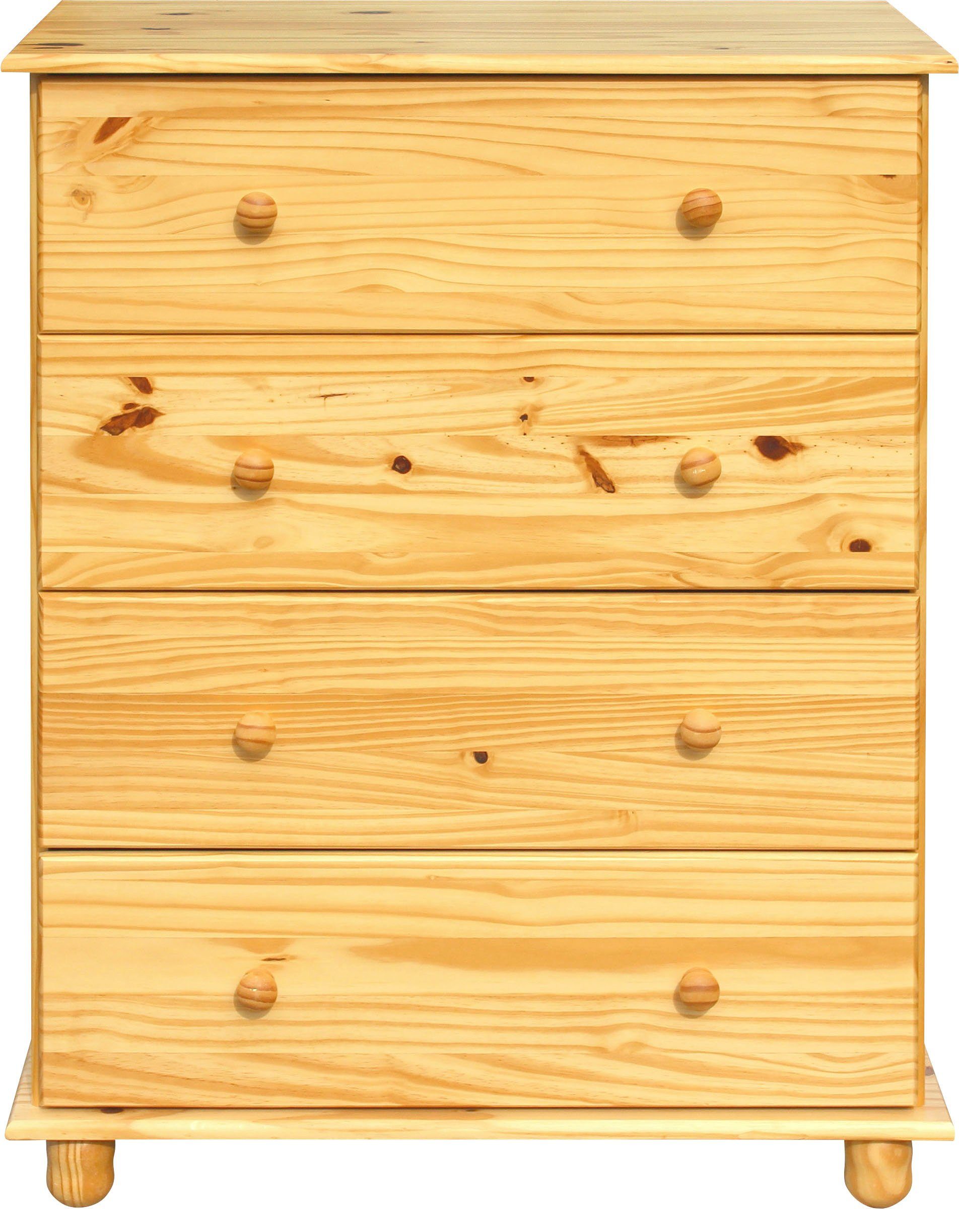 Home affaire Kast Chur gemaakt van massief grenen, breedte 80 cm, hoogte 102 cm