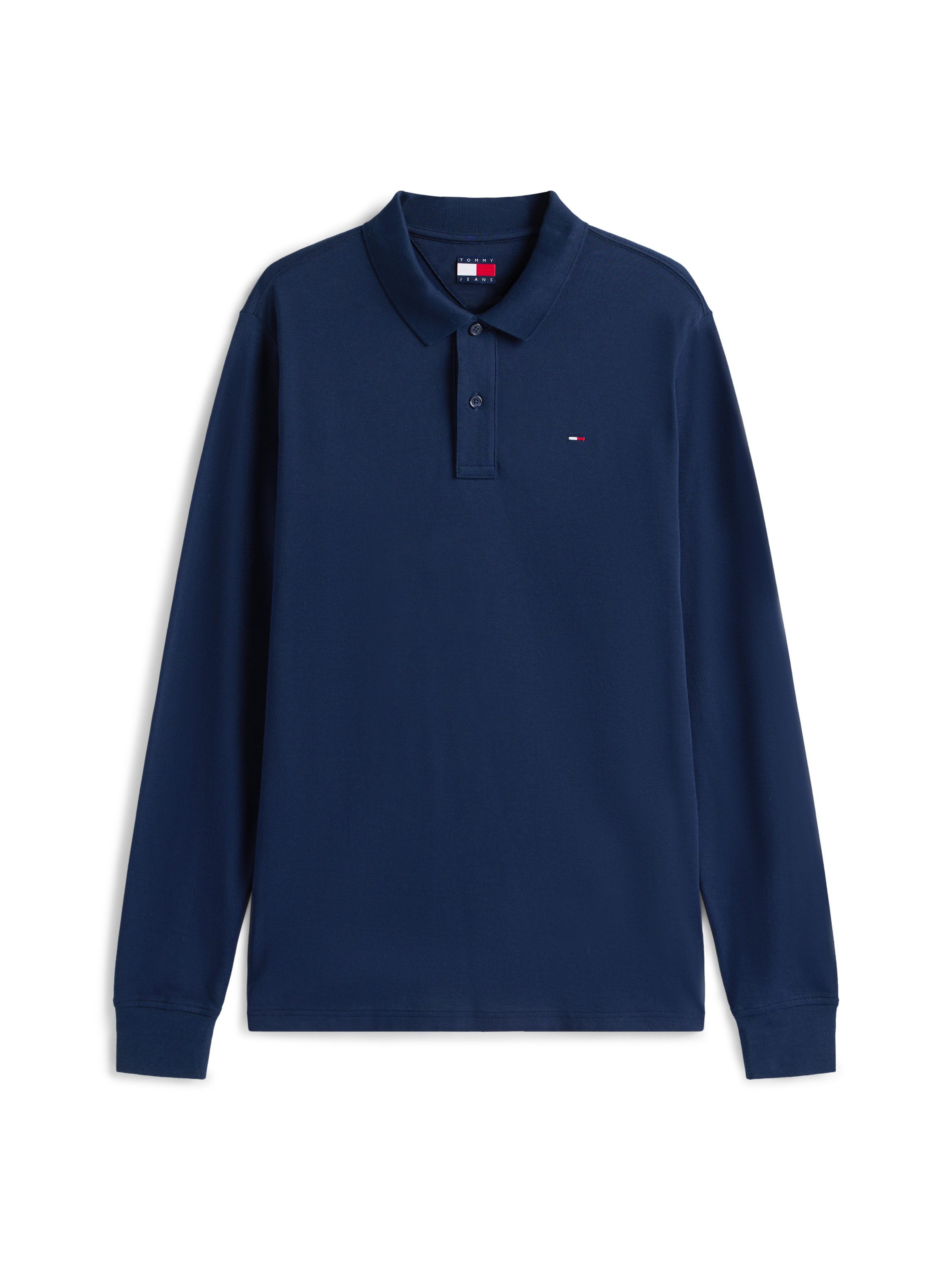 TOMMY JEANS Poloshirt TJM SLIM PLACKET POLO LS EXT