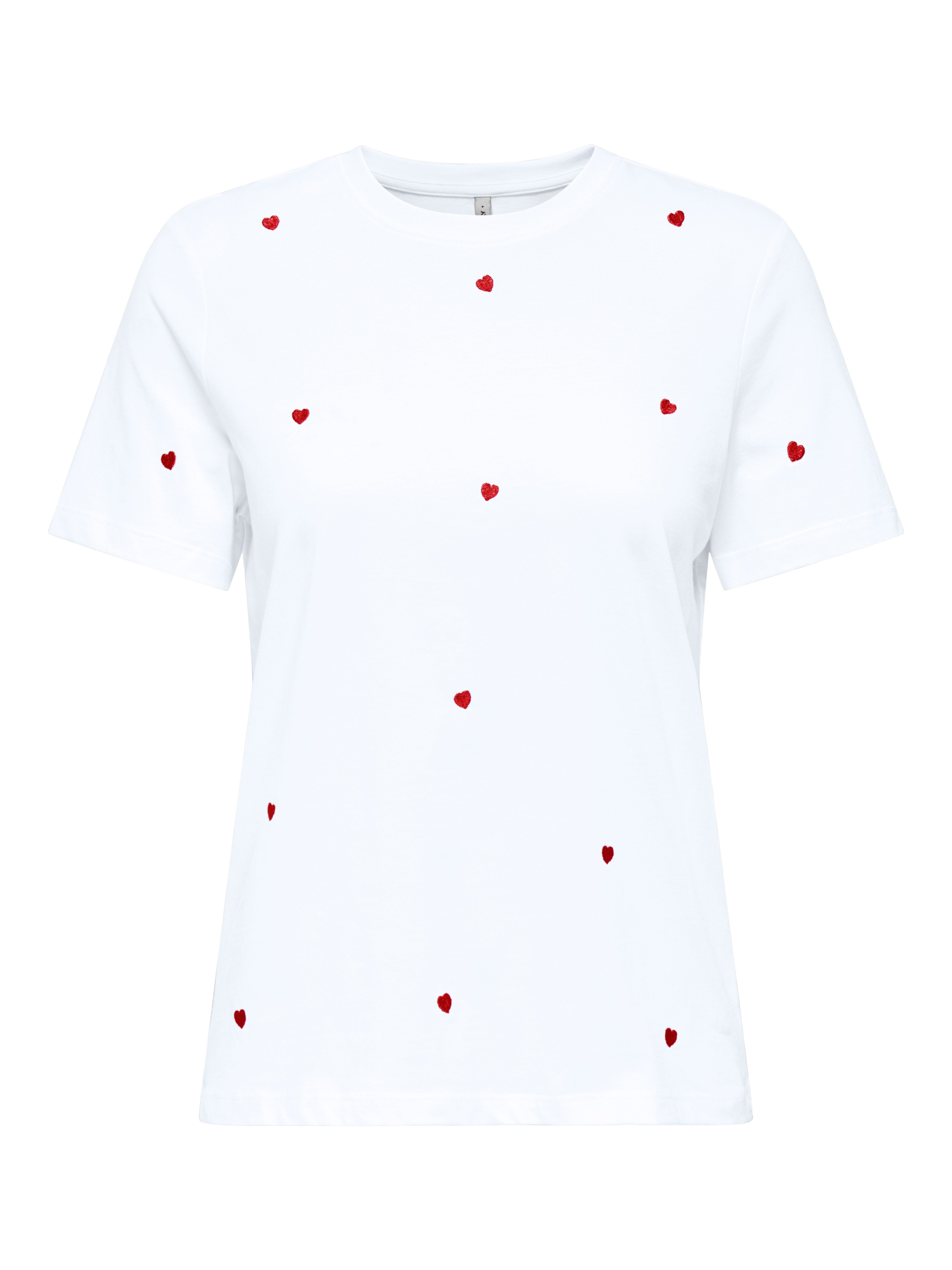 Only Shirt met korte mouwen ONLKETTY LIFE S/S O-NECK TOP JRS NOOS