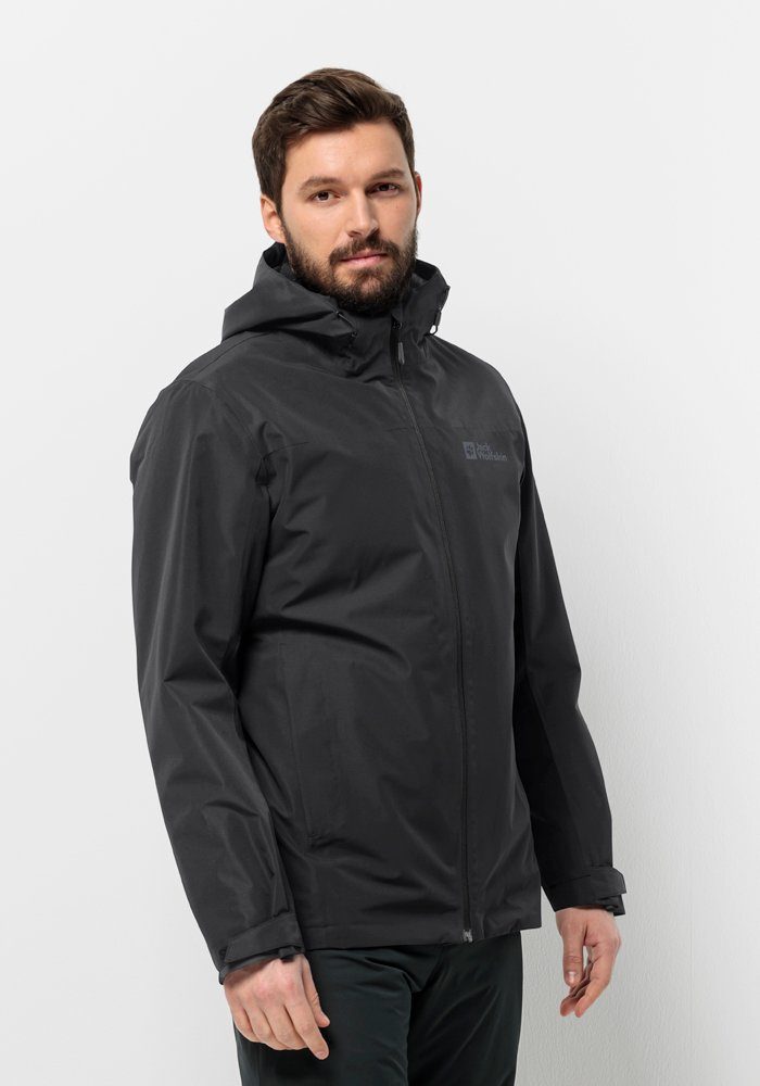 Jack Wolfskin Functioneel 3-in-1-jack TAUBENBERG 3IN1 JKT M (2-delig)