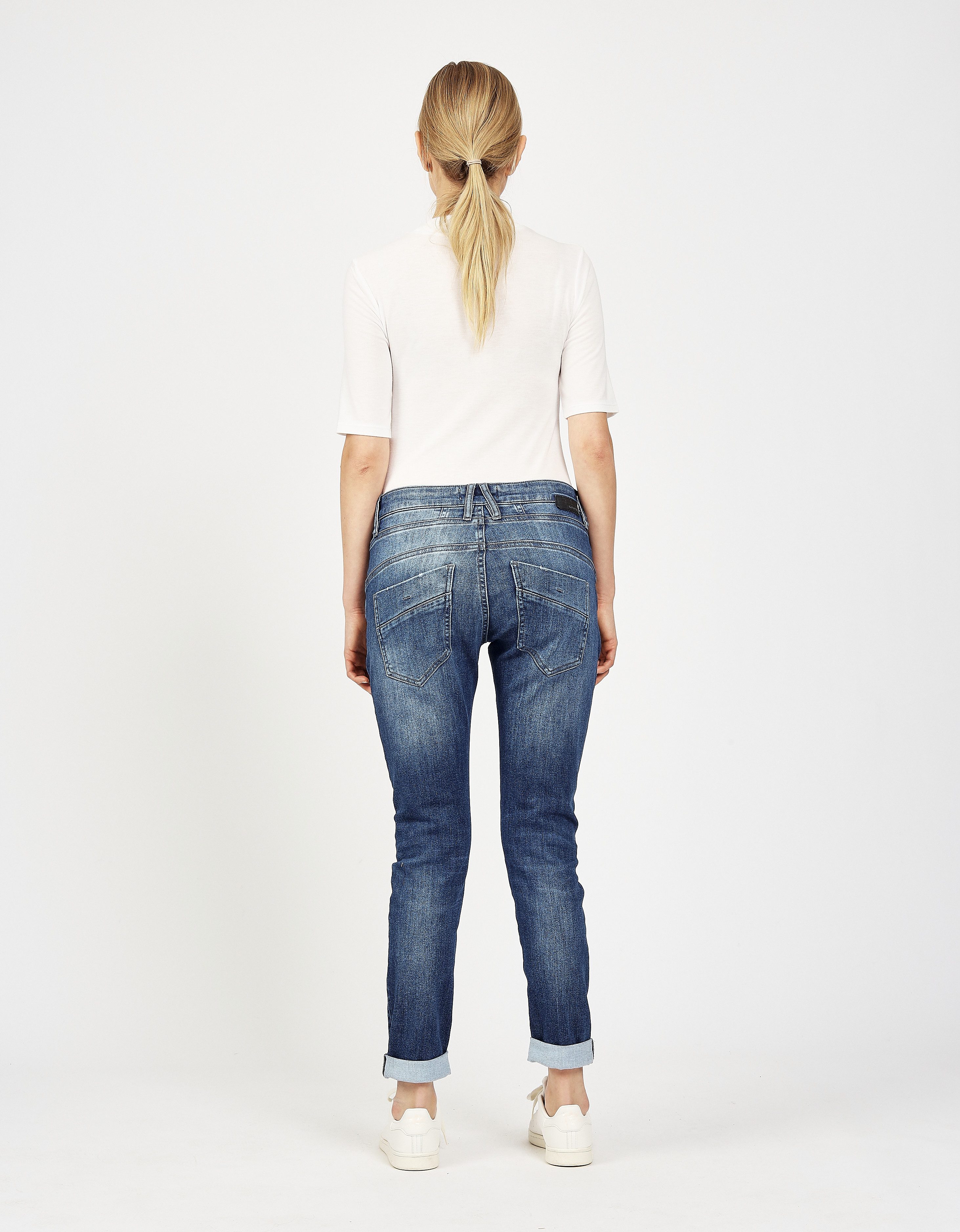 GANG 5-pocket jeans 94GERDA van sweatdenim, relaxed fit