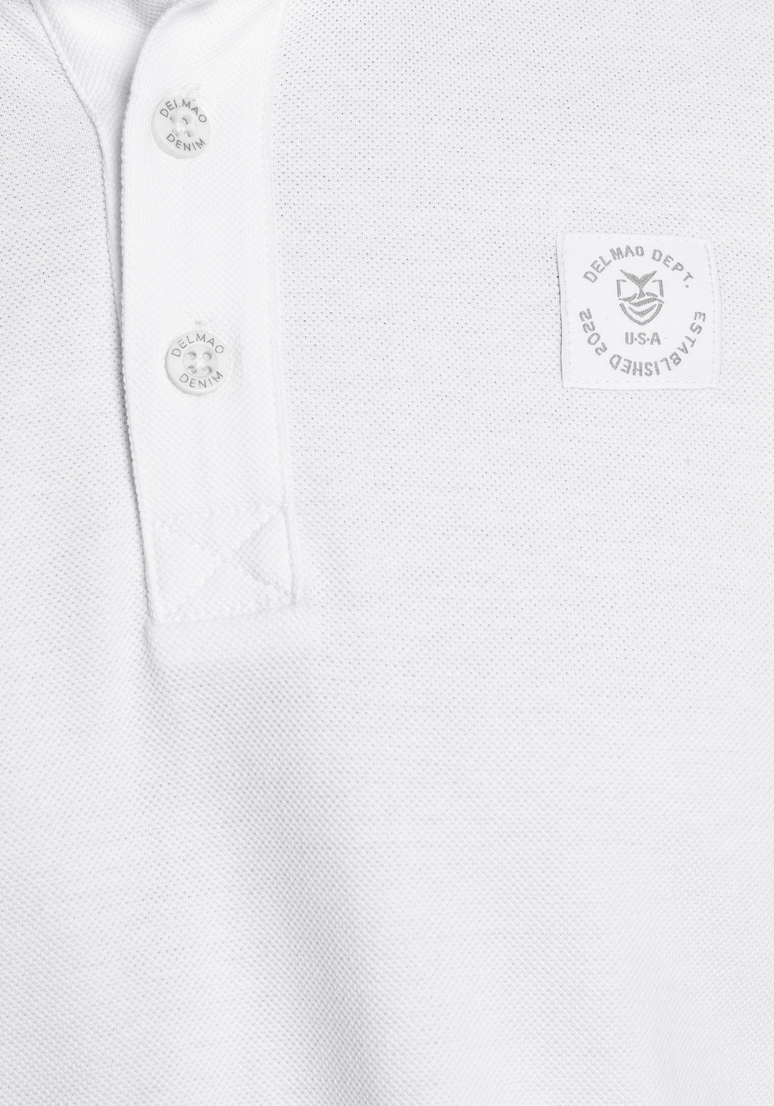 DELMAO Poloshirt Korte mouwen, losse pasvorm, polokraag, voor tennis of golf