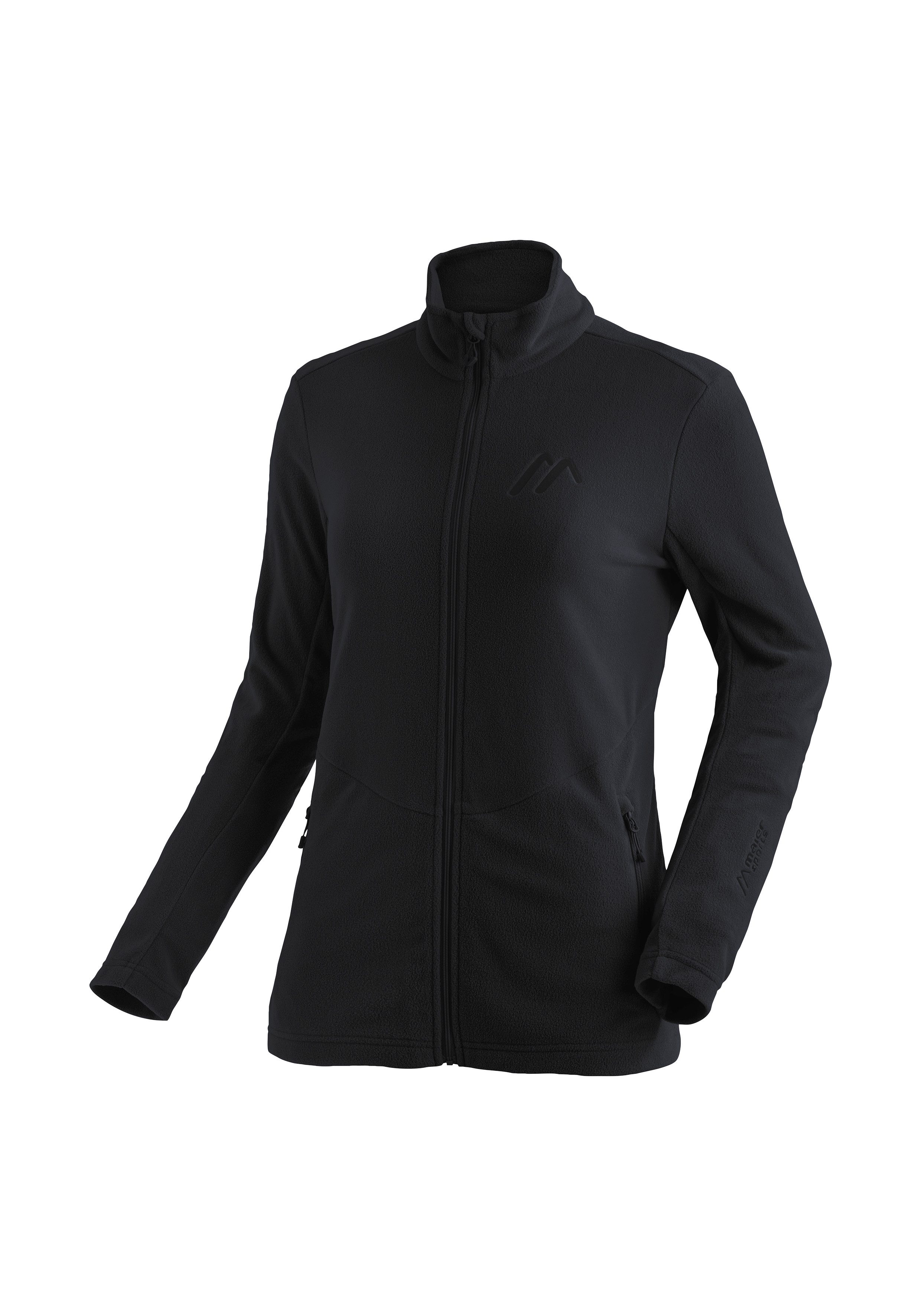 Maier Sports Fleecejack Denise Jacket W Dames midlayer, ademend snel drogend, full-zip, regular fit