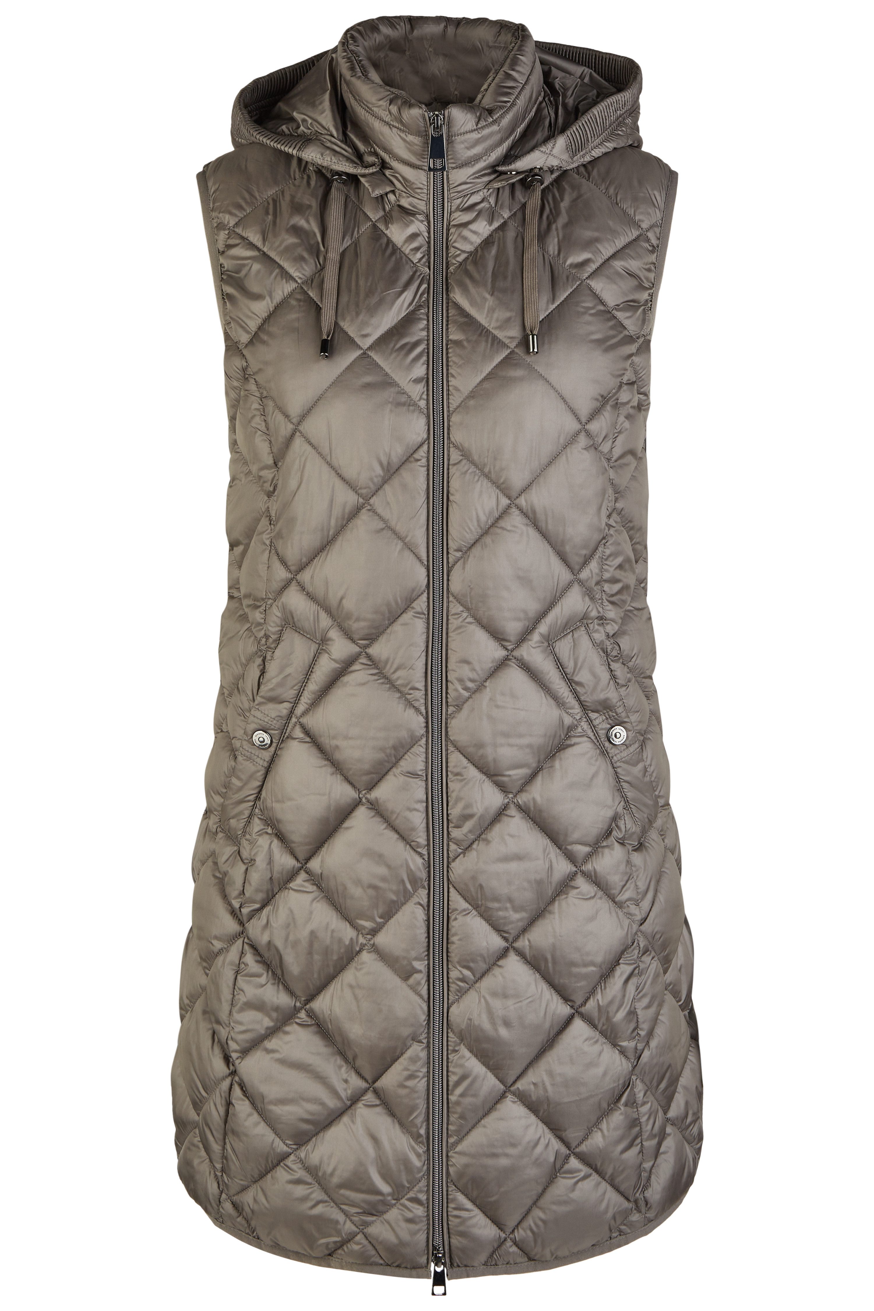 Barbara Lebek Bodywarmer met een capuchon
