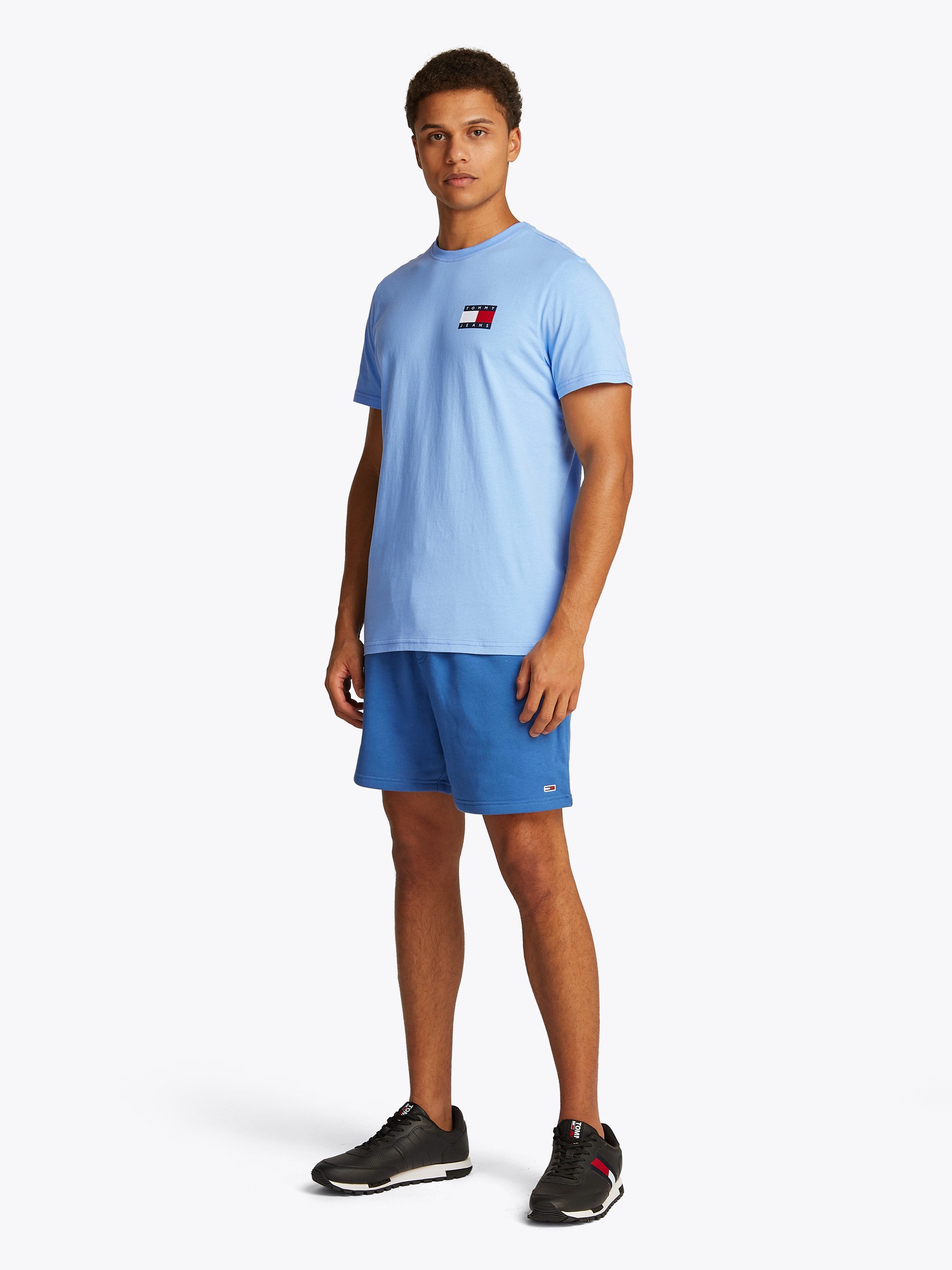 TOMMY JEANS T-shirt TJM SLIM ESSENTIAL FLAG TEE EXT