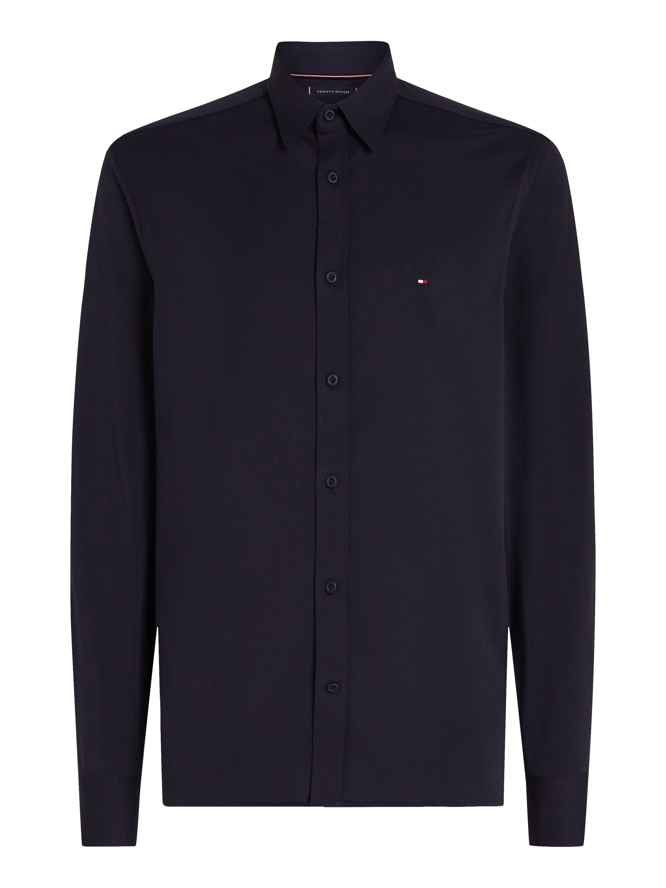 Tommy Hilfiger Businessoverhemd PERFORMANCE KNIT SOLID SF SHIRT