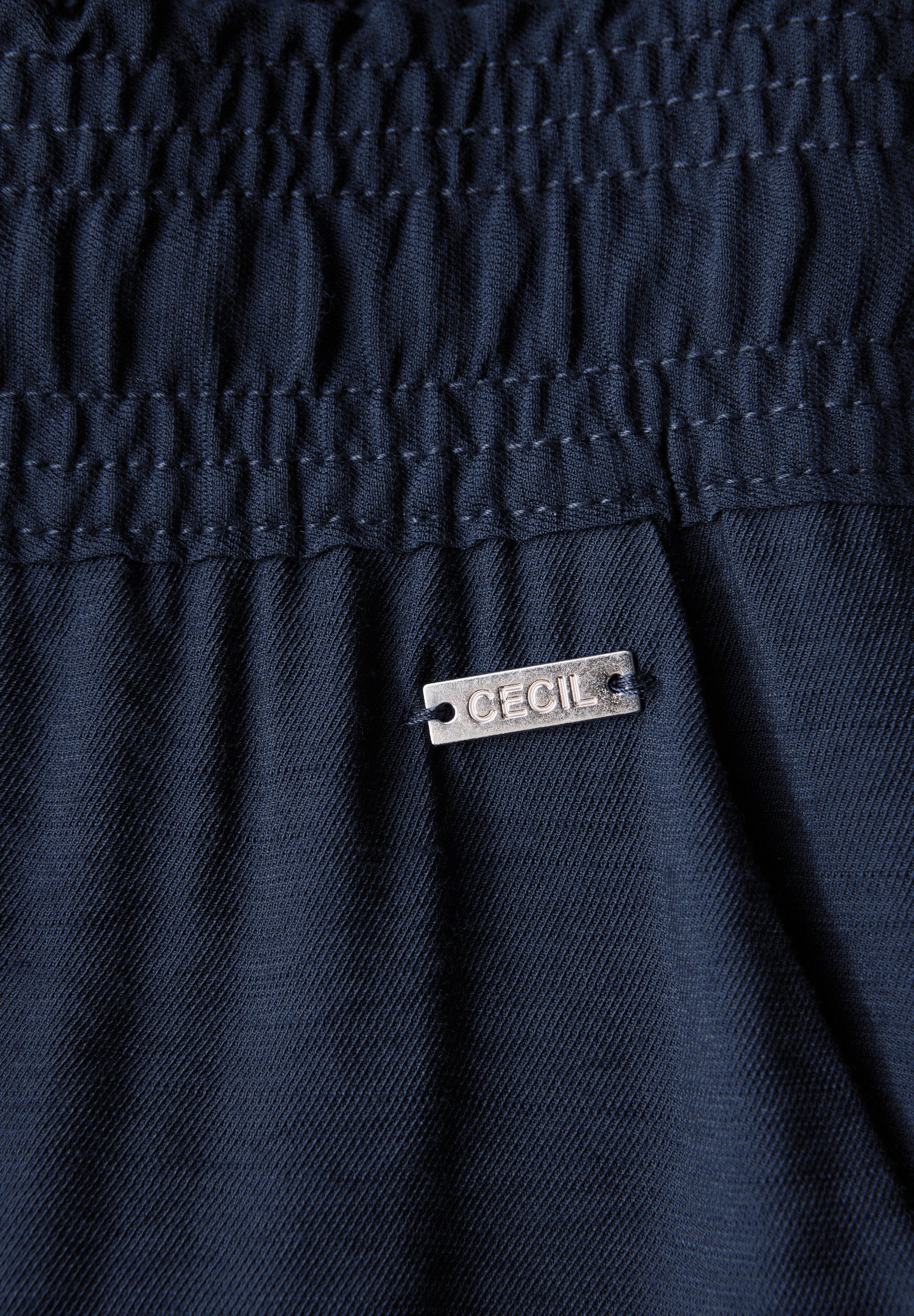 Cecil Stoffen broek Style Neele 7/8 twill met structuur