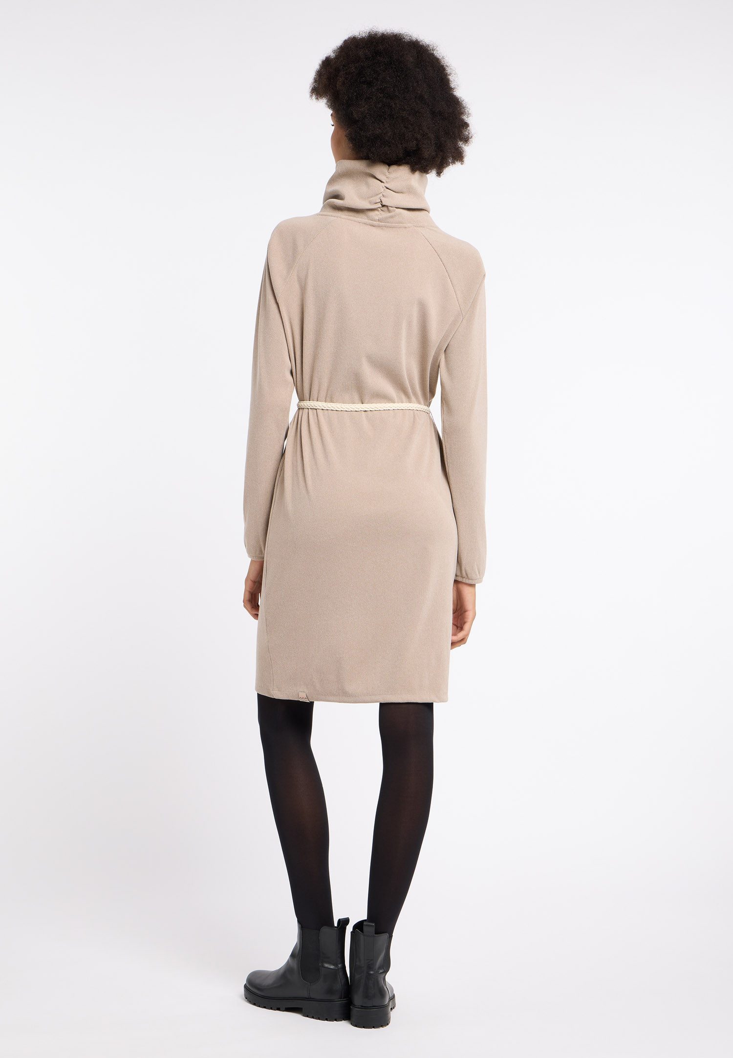 Ragwear Mini-jurk BELLITA in fluweel-look