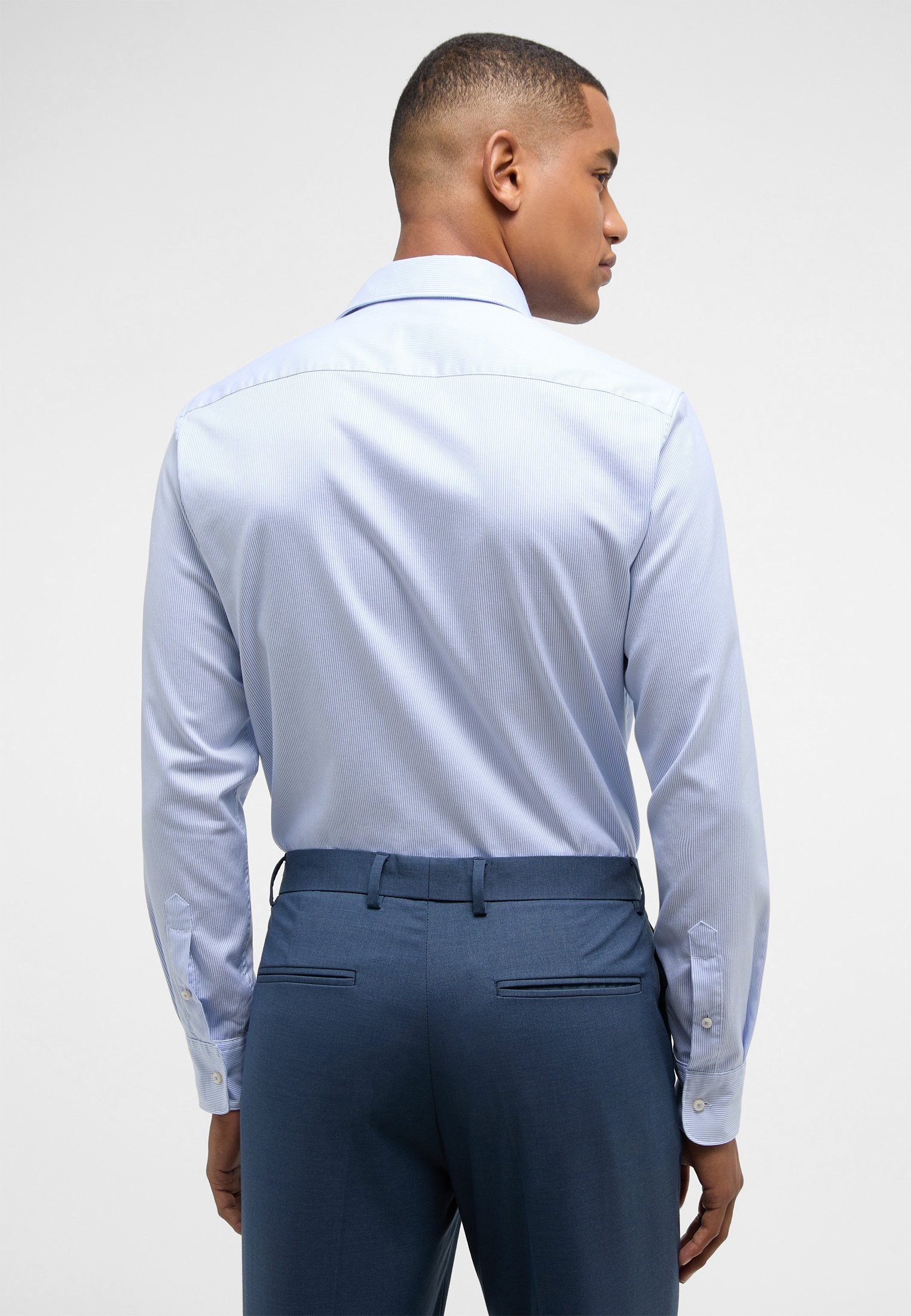 Eterna Overhemd met lange mouwen Slim fit EASY IRON (gemakkelijk te strijken)