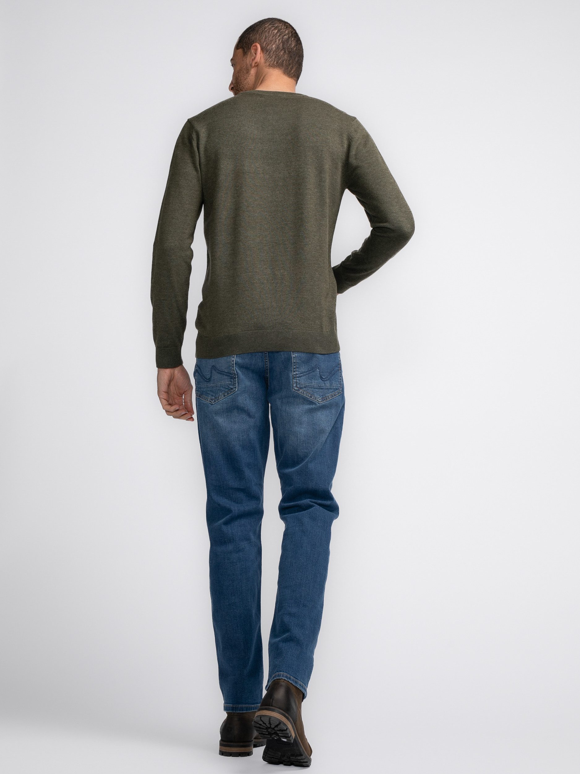 Petrol Industries Trui met V-hals Men Knitwear V-Neck Basic
