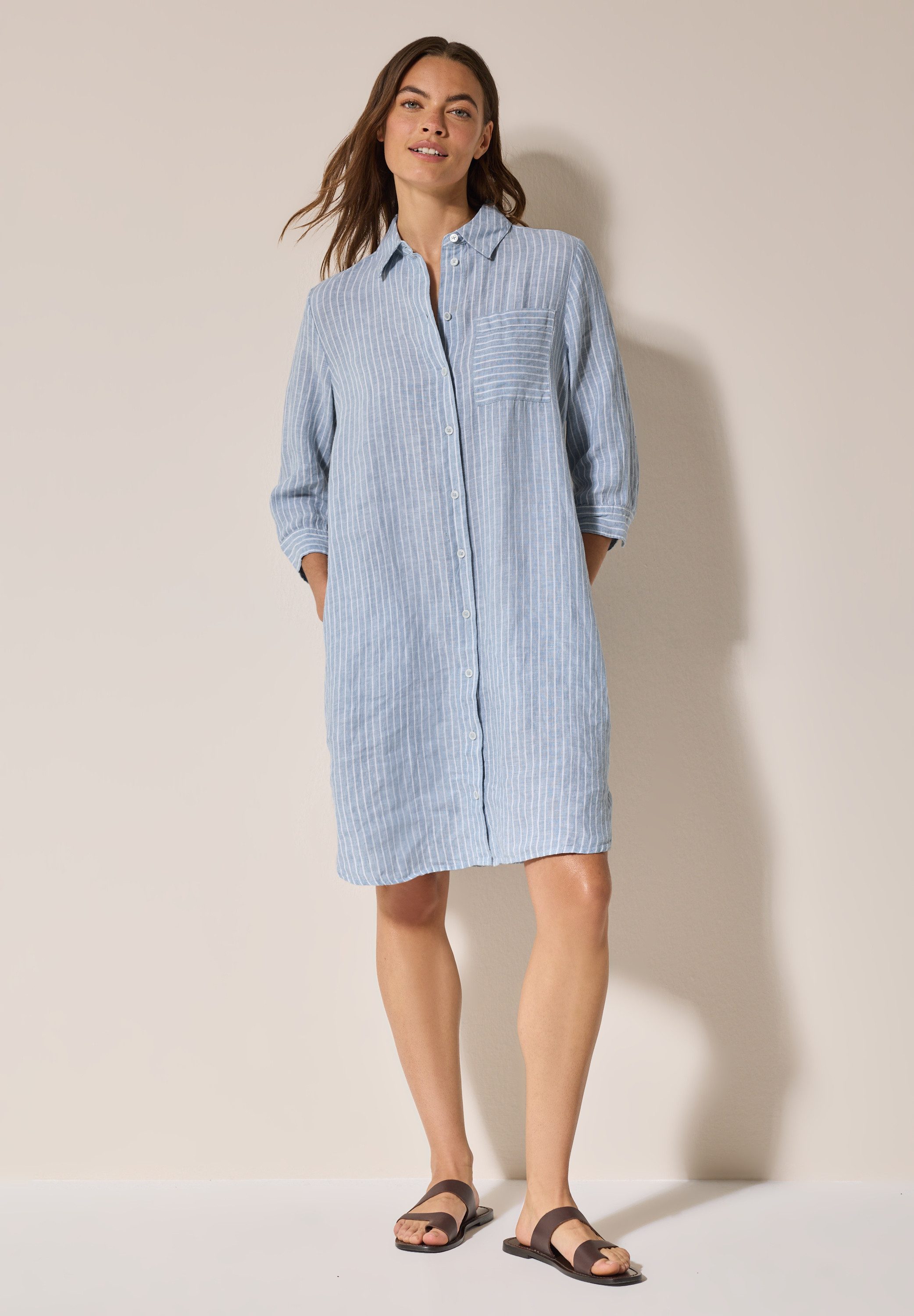 Cecil Blousejurk dames blousejurken maat XL (44) blauw