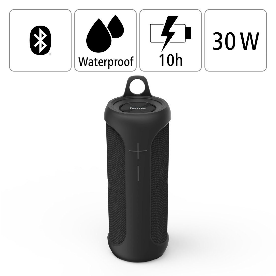 Hama Bluetooth luidspreker Bluetooth-luidspreker waterdicht (2-in-1 scheidbaar, 30W, klein, mobiel)