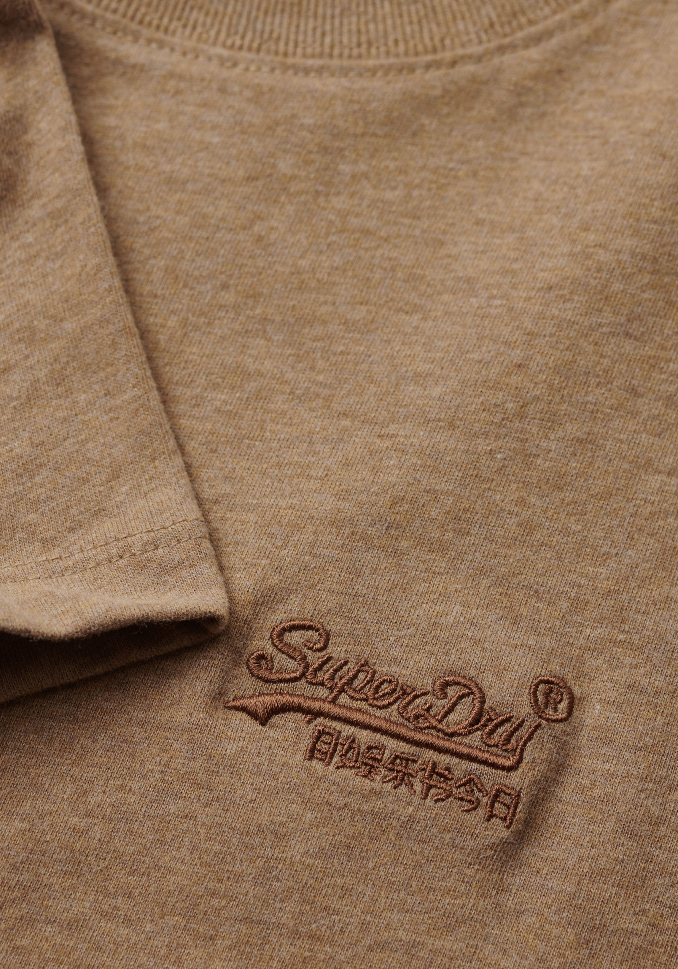 Superdry Shirt met ronde hals ESSENTIAL LOGO EMB TEE