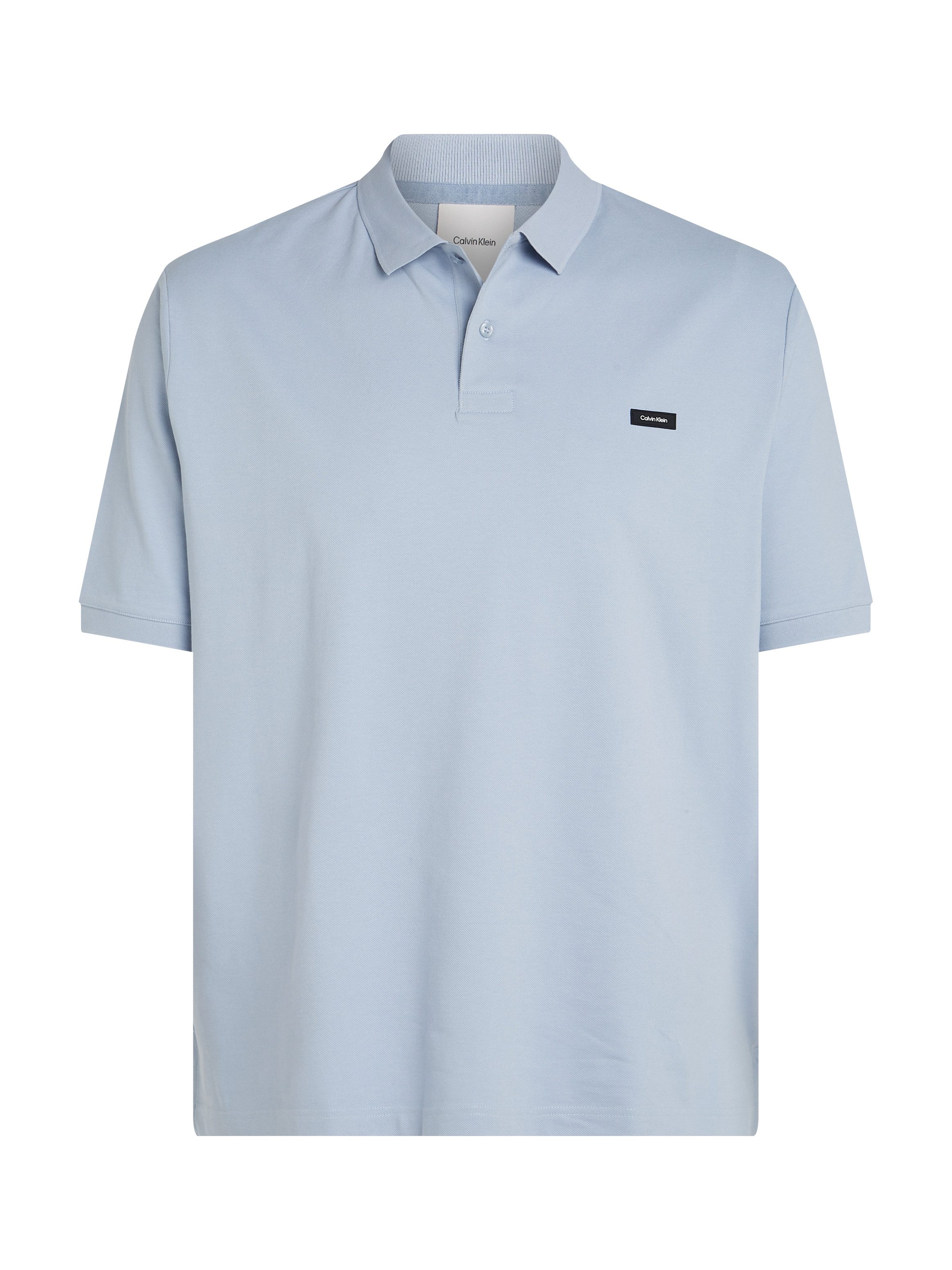 Calvin Klein Poloshirt BT_STRETCH PIQUE SLIM POLO in grote maten met polo-kraag