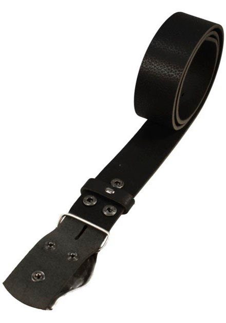 RETTUNGSRING by showroom 019° Leren riem met verwisselbare sluiting "vleugel", 4cm