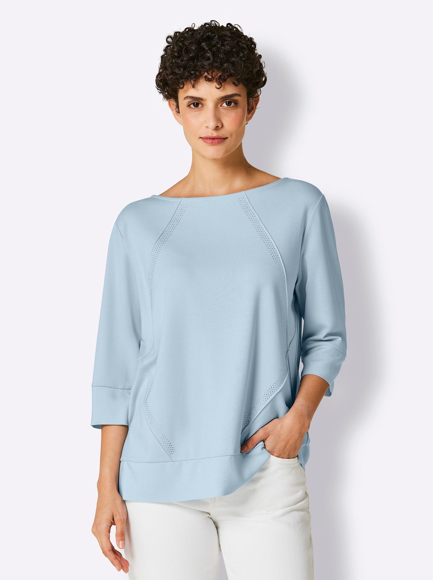 CREATION L PREMIUM Shirt met 3/4 mouwen Modal-shirt (1-delig)