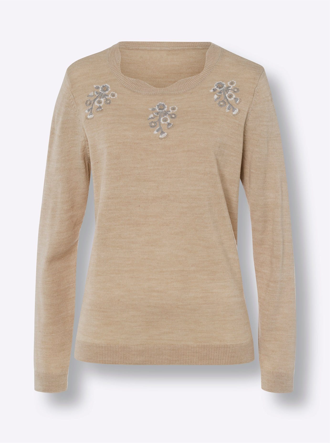 Classic Basics Gebreide Trui met lange mouwen