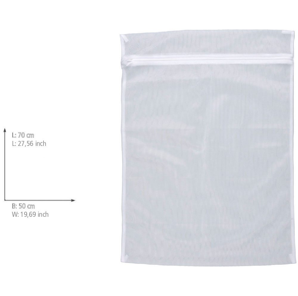 WENKO Wasnet Universeel 3 kg Waszak ter bescherming van fijne was, met rits, kookvast (set, 4 stuks)