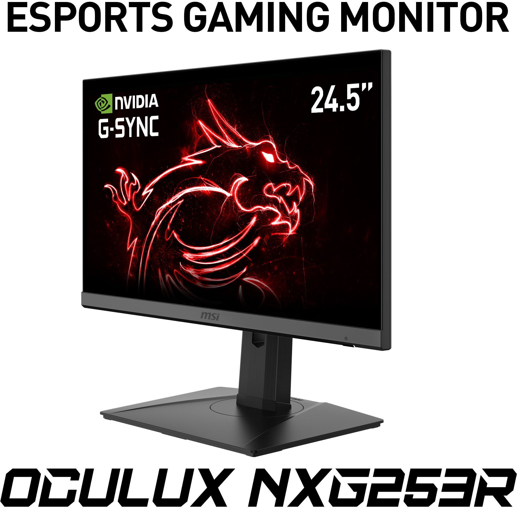 MSI Gaming-ledscherm Oculux NXG253R / shoppen Full HD E-Sports, cm | 25 online OTTO 62,2 