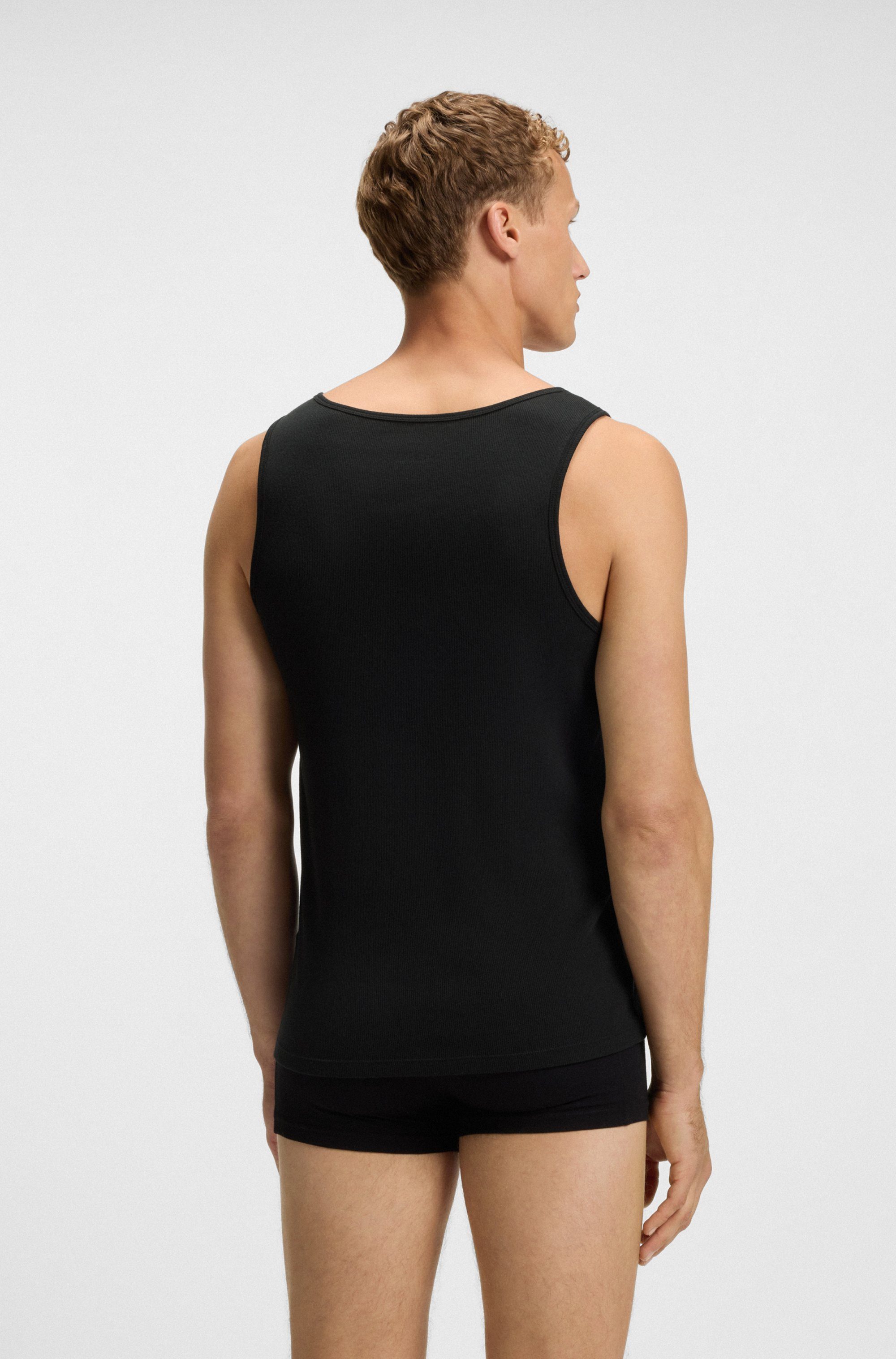 BOSS Tanktop 3P RibClassic BOSS ONE x David Beckham