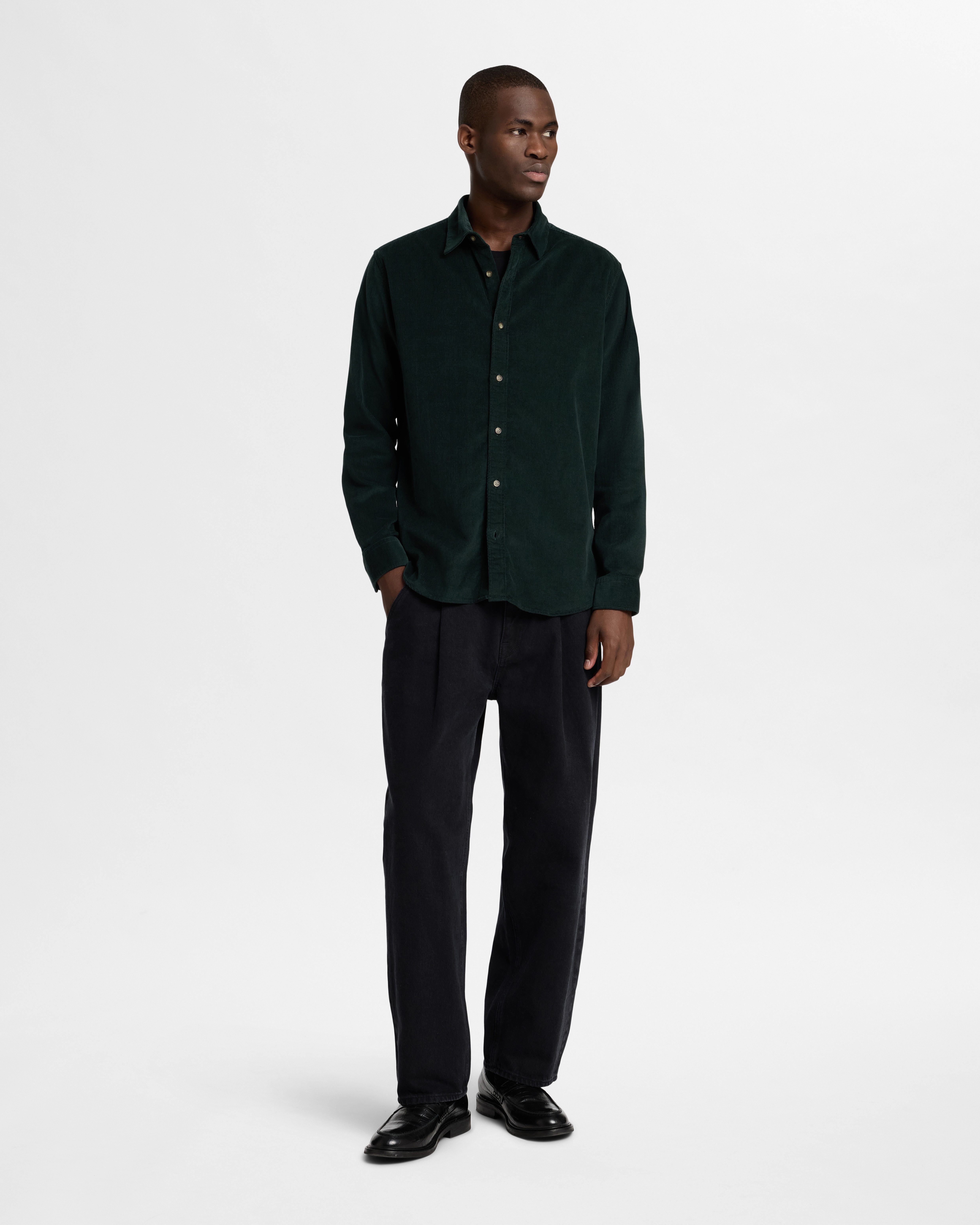 SELECTED HOMME Overhemd met lange mouwen SLHREGOWEN-CORD SHIRT LS NOOS