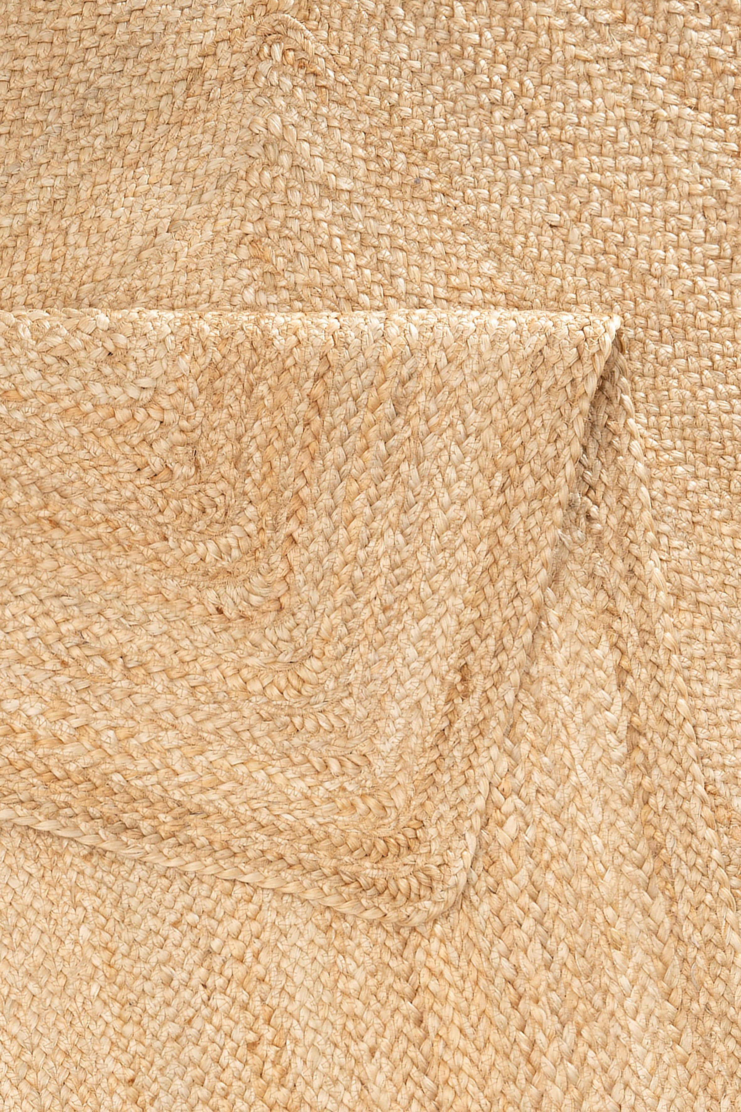 my home Vloerkleed Naturala, jute tapijt, handgemaakt Natuurlijk product, jute, Boho, omkeerbaar tapijt, woonkamer, eetkamer