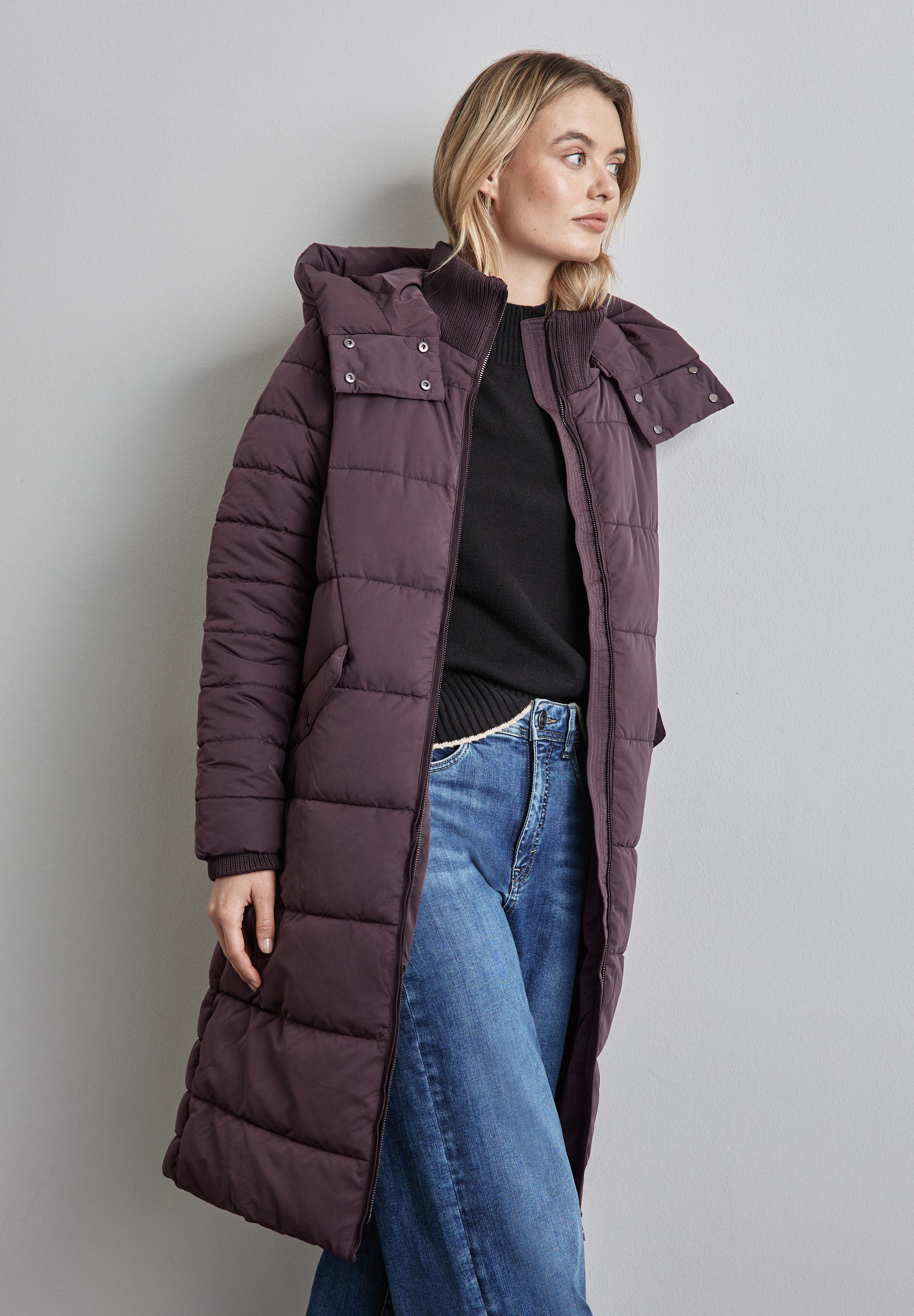 STREET ONE Winterjack met afneembare capuchon