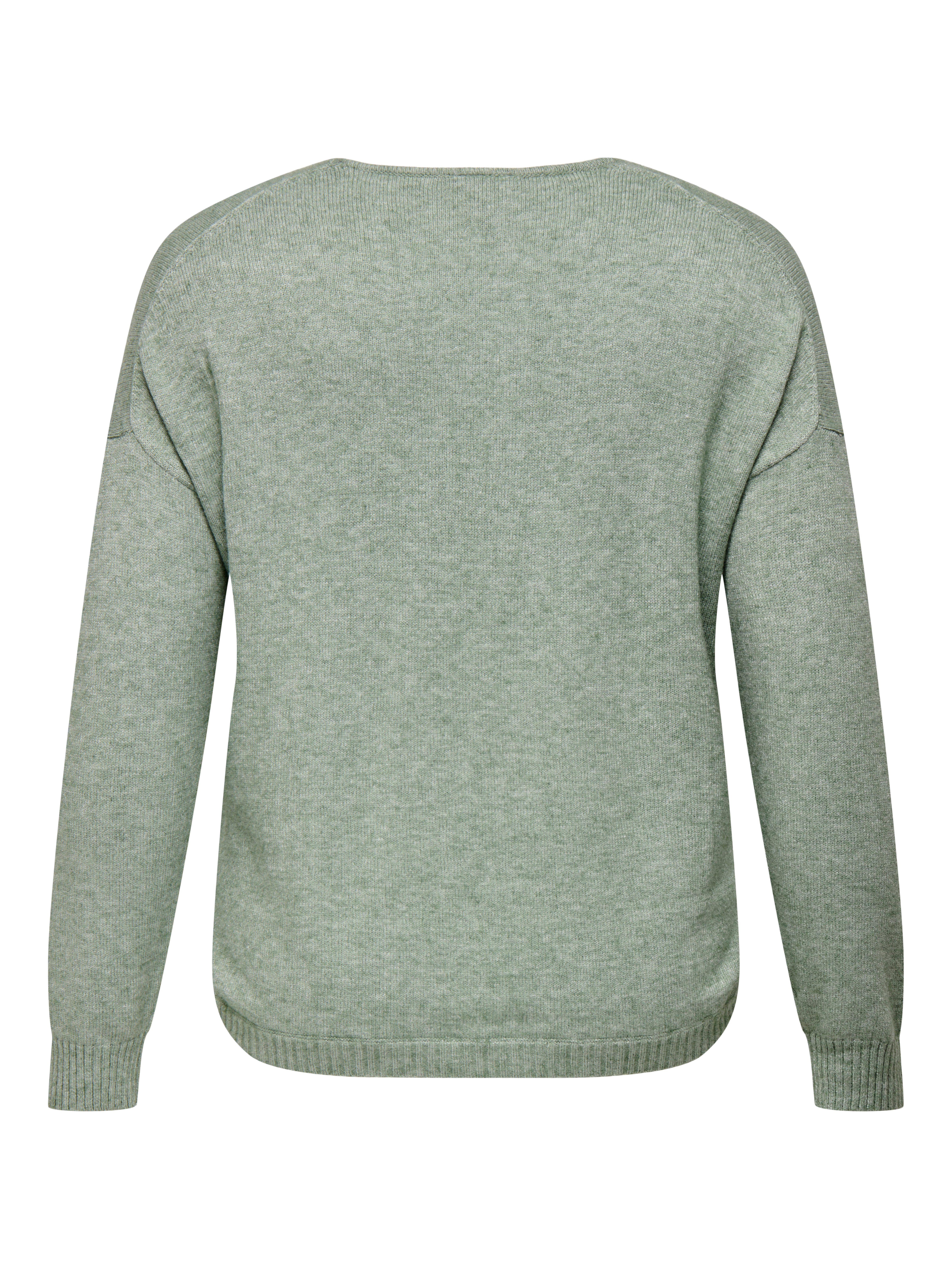 ONLY CARMAKOMA Trui met V-hals CARMARGARETA LS PULLOVER KNT NOOS