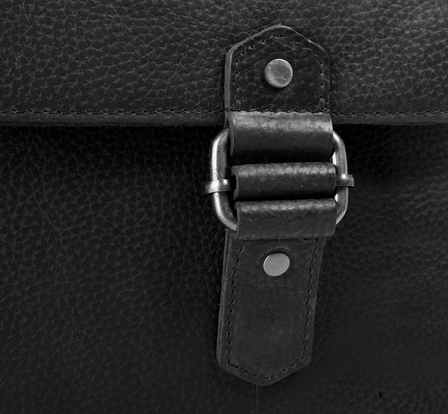 BODENSCHATZ Messenger Bag echt leder