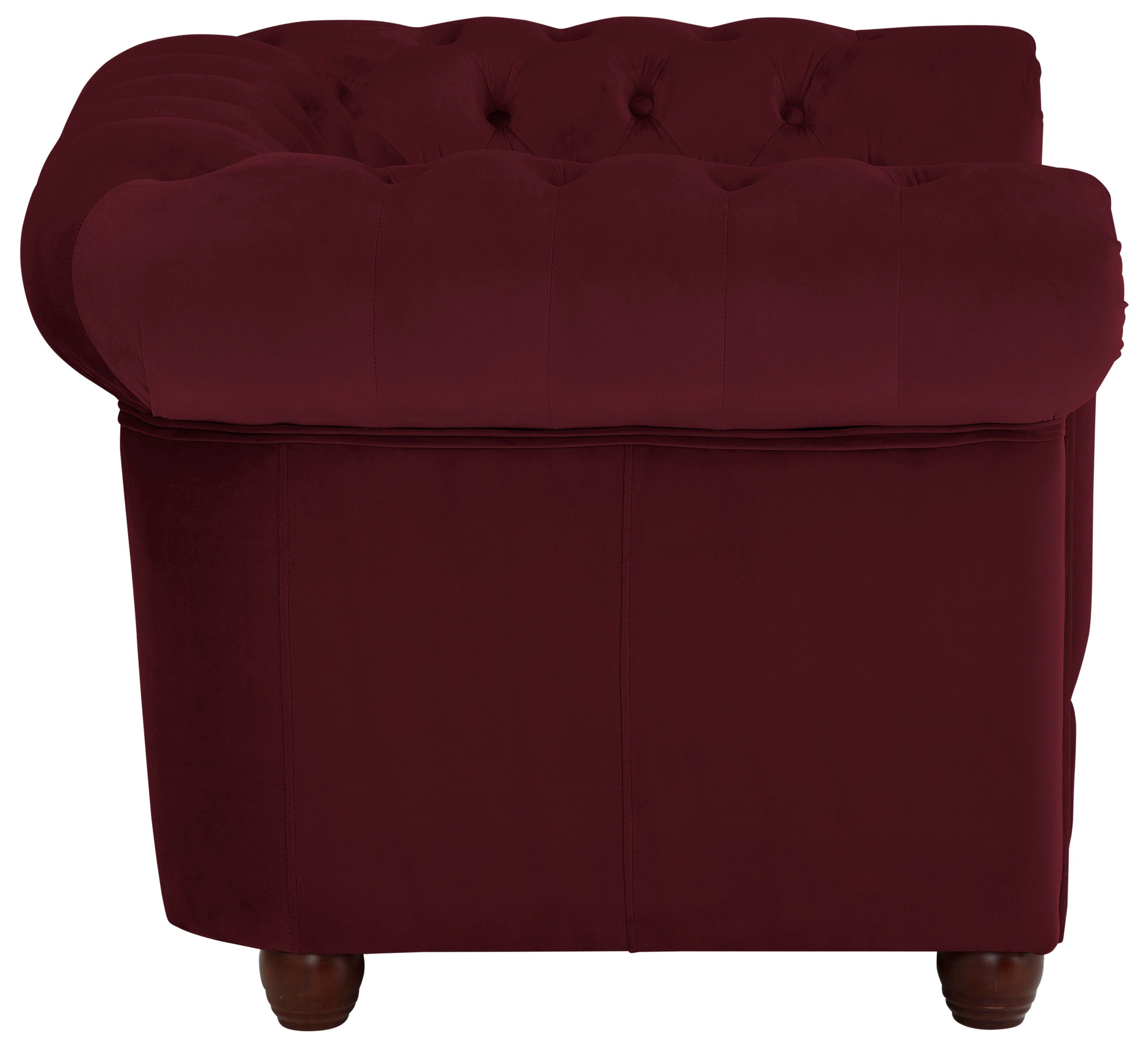 Home affaire Chesterfield-fauteuil New Castle fauteuil hoogwaardige capitonnage, bxdxh: 104x86x72 cm