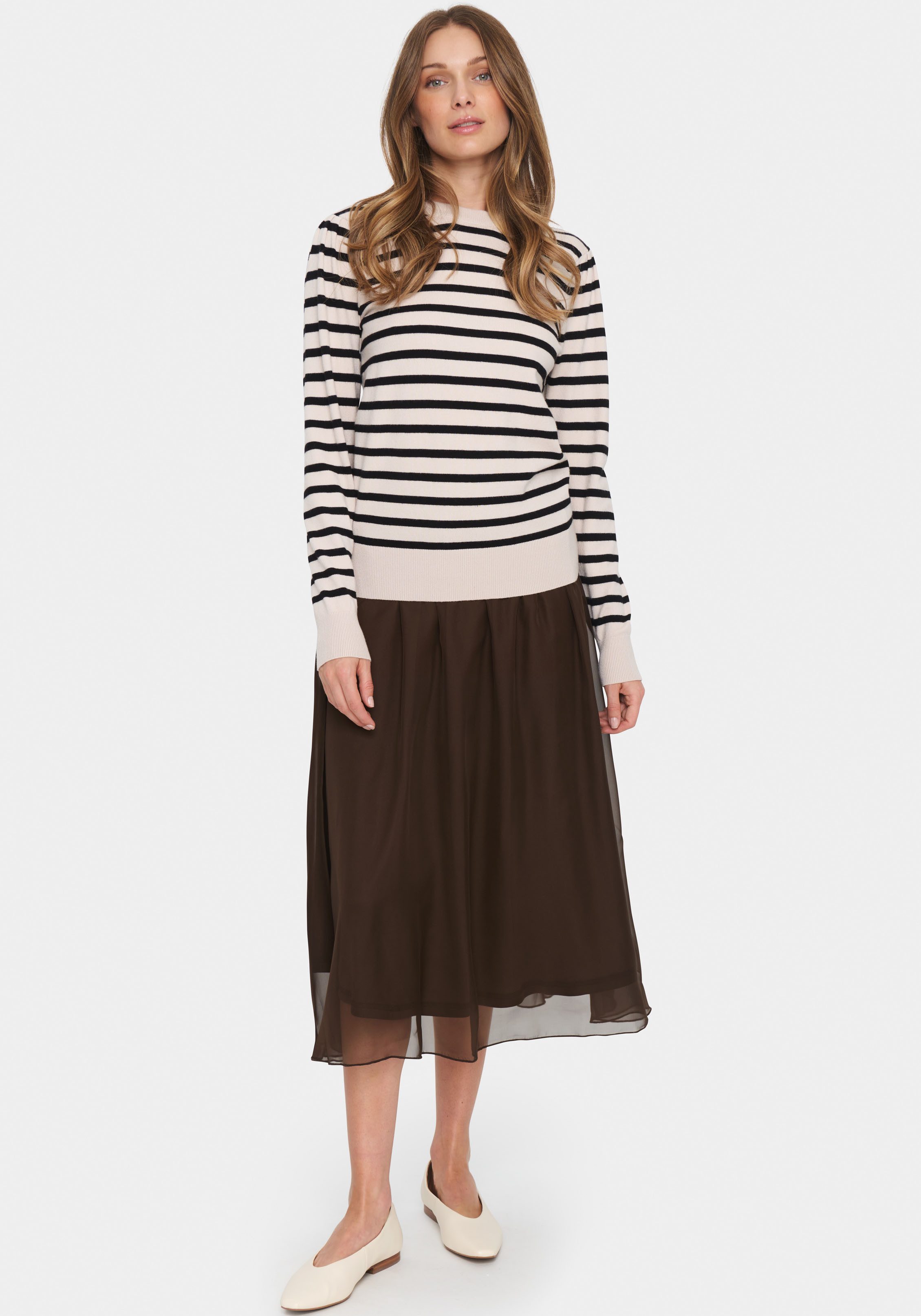 Saint Tropez Trui met ronde hals FikamSZ LS