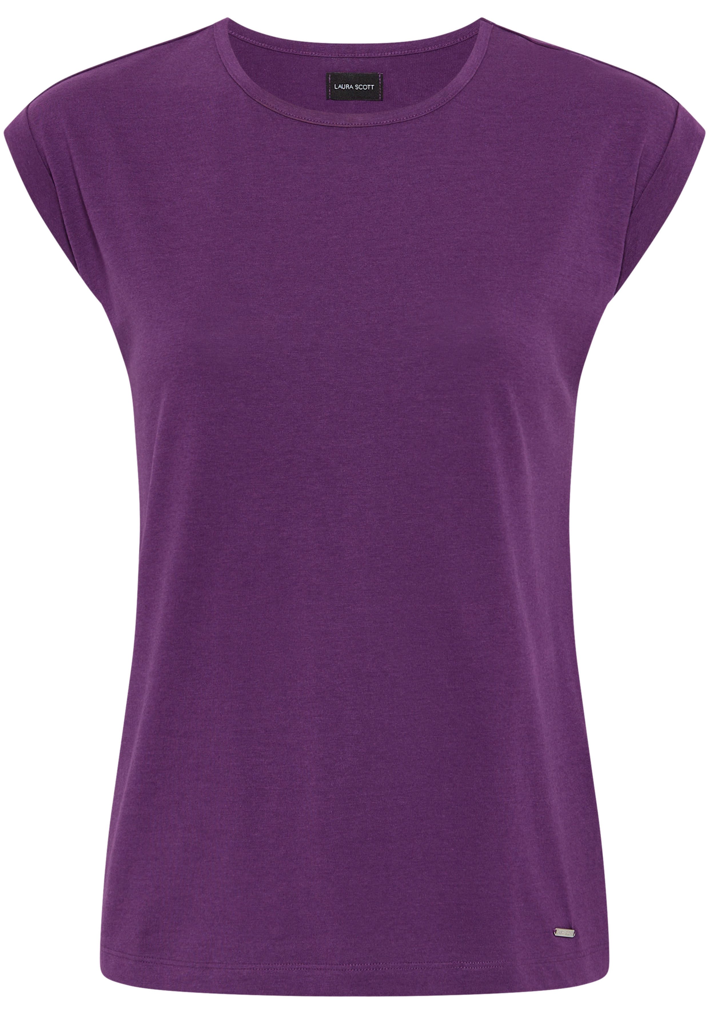 Laura Scott T-shirt in moderne kleuren (4-delig 4-delige set)