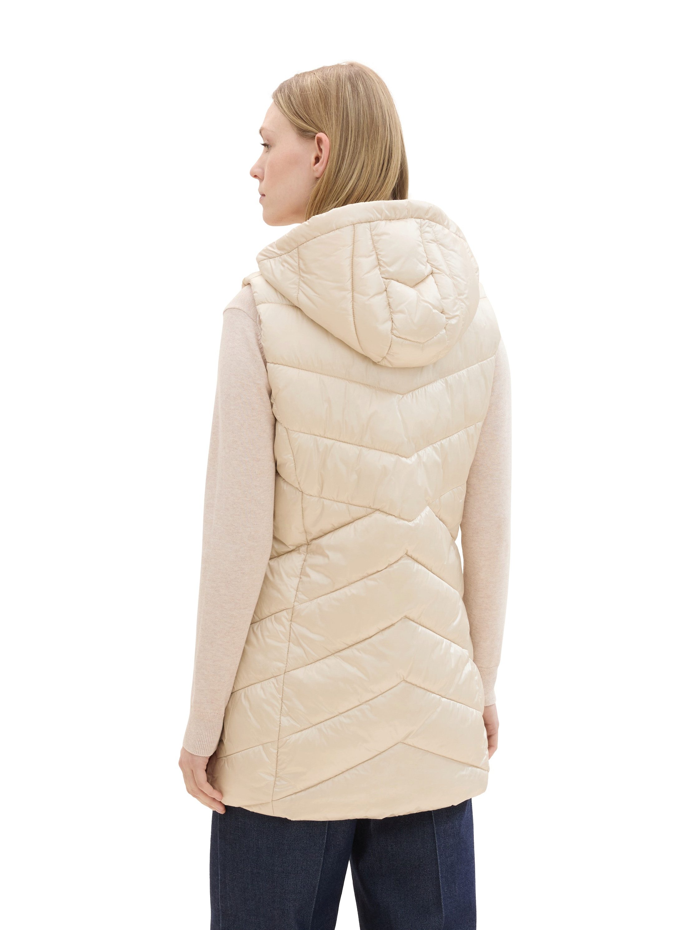 Tom Tailor Bodywarmer met een capuchon