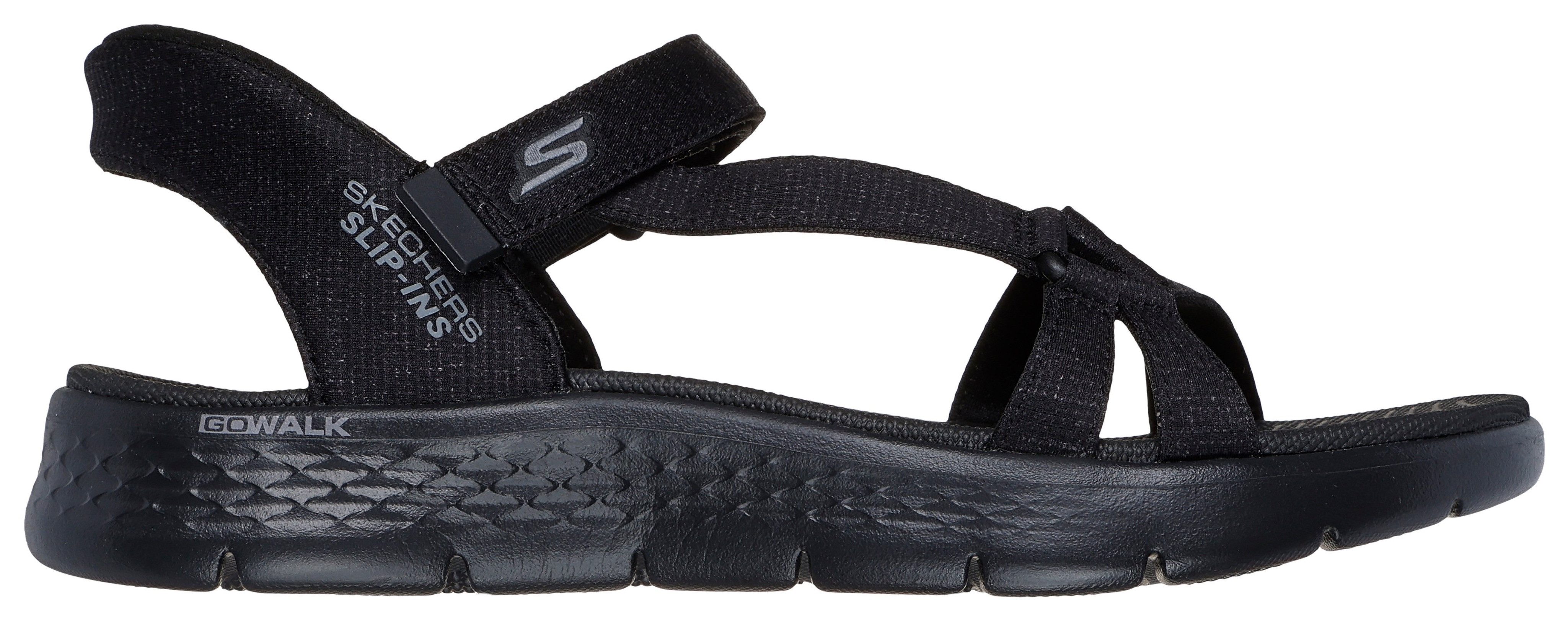 Skechers Sandalen GO WALK FLEX SANDAL-ILLUMINATE , sandalette, trekking sandaal met gogo mat voetbed