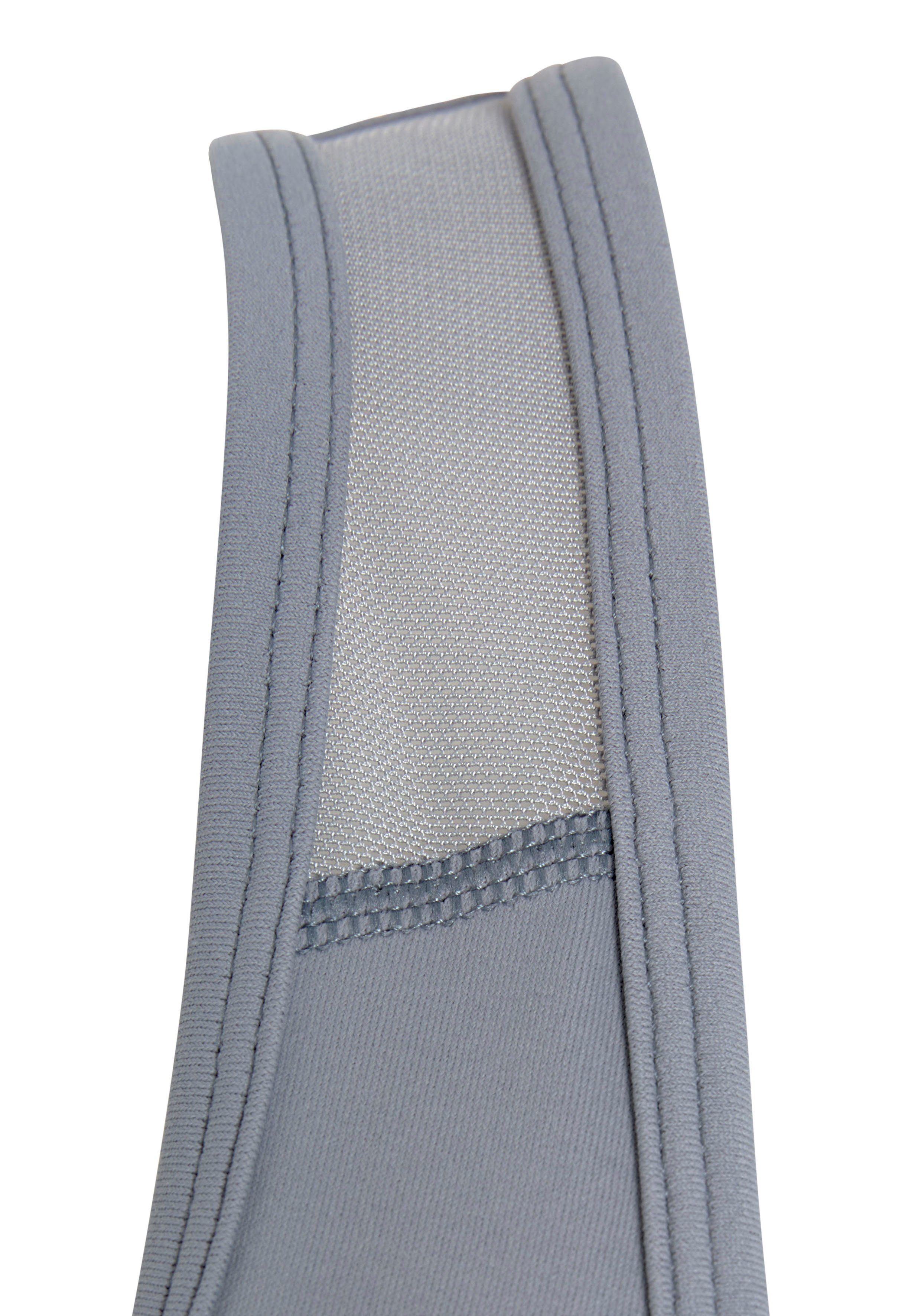 active by Lascana Crop-top met rimpeling en mesh-inzetten