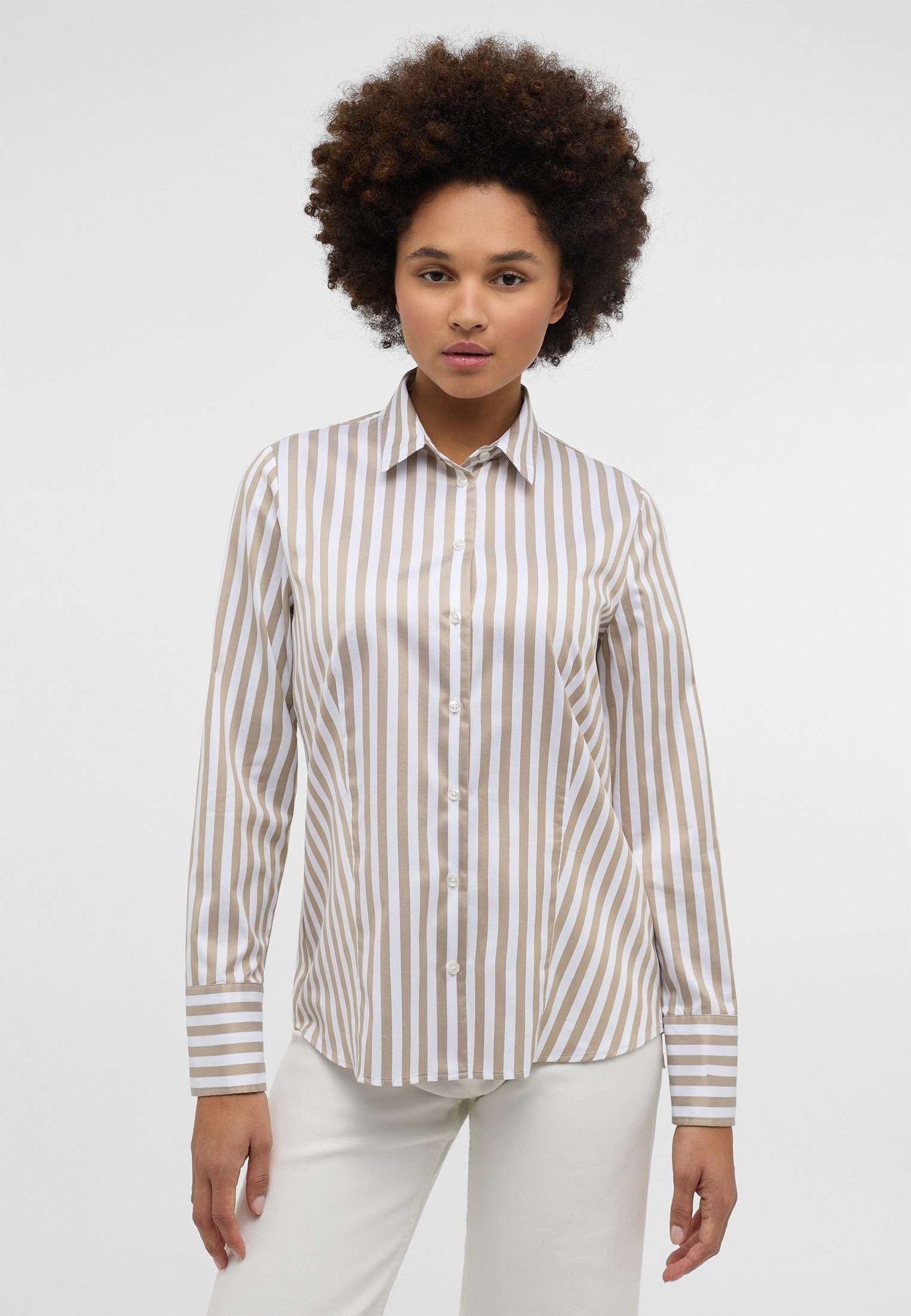 Eterna Overhemdblouse Regular fit dames dames overhemden maat 34 groen