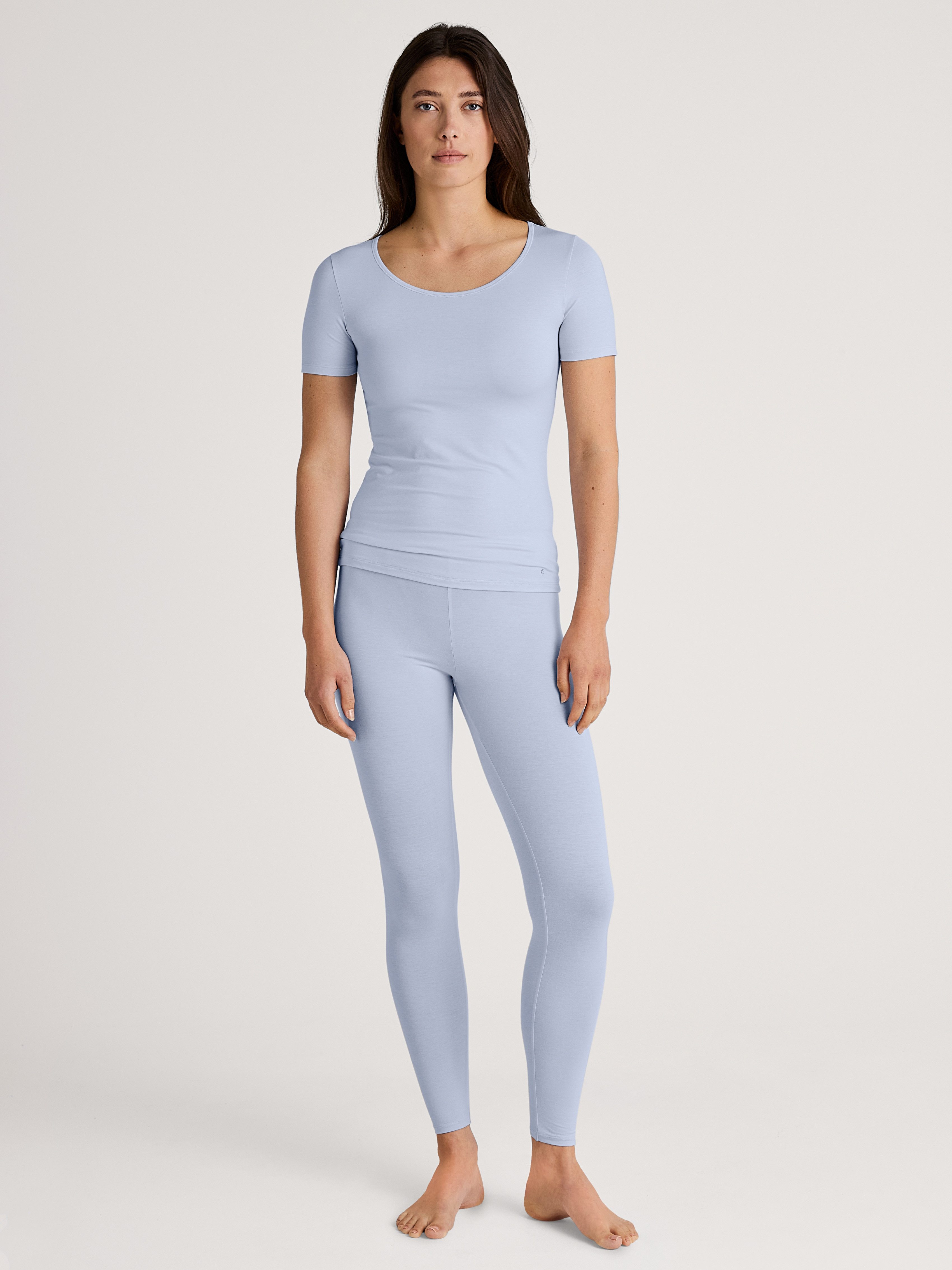 CALIDA Hemd Natural Comfort met ronde hals en verminderde pillingvorming