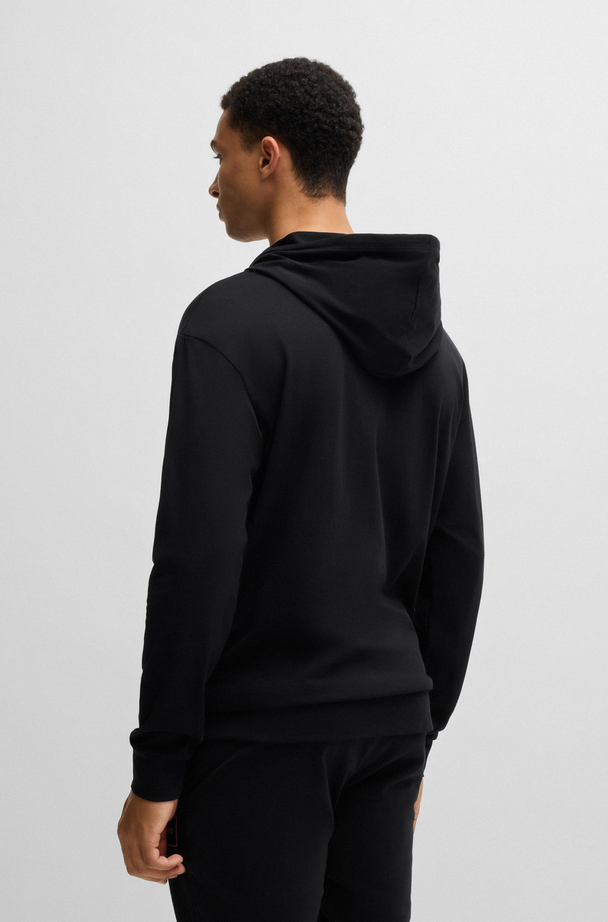 HUGO underwear Hoodie met merklabel