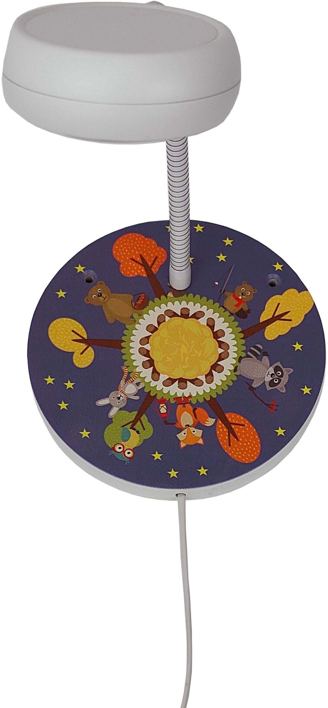 niermann Wandlamp Bosdieren (1 stuk) plafondlampen multicolor