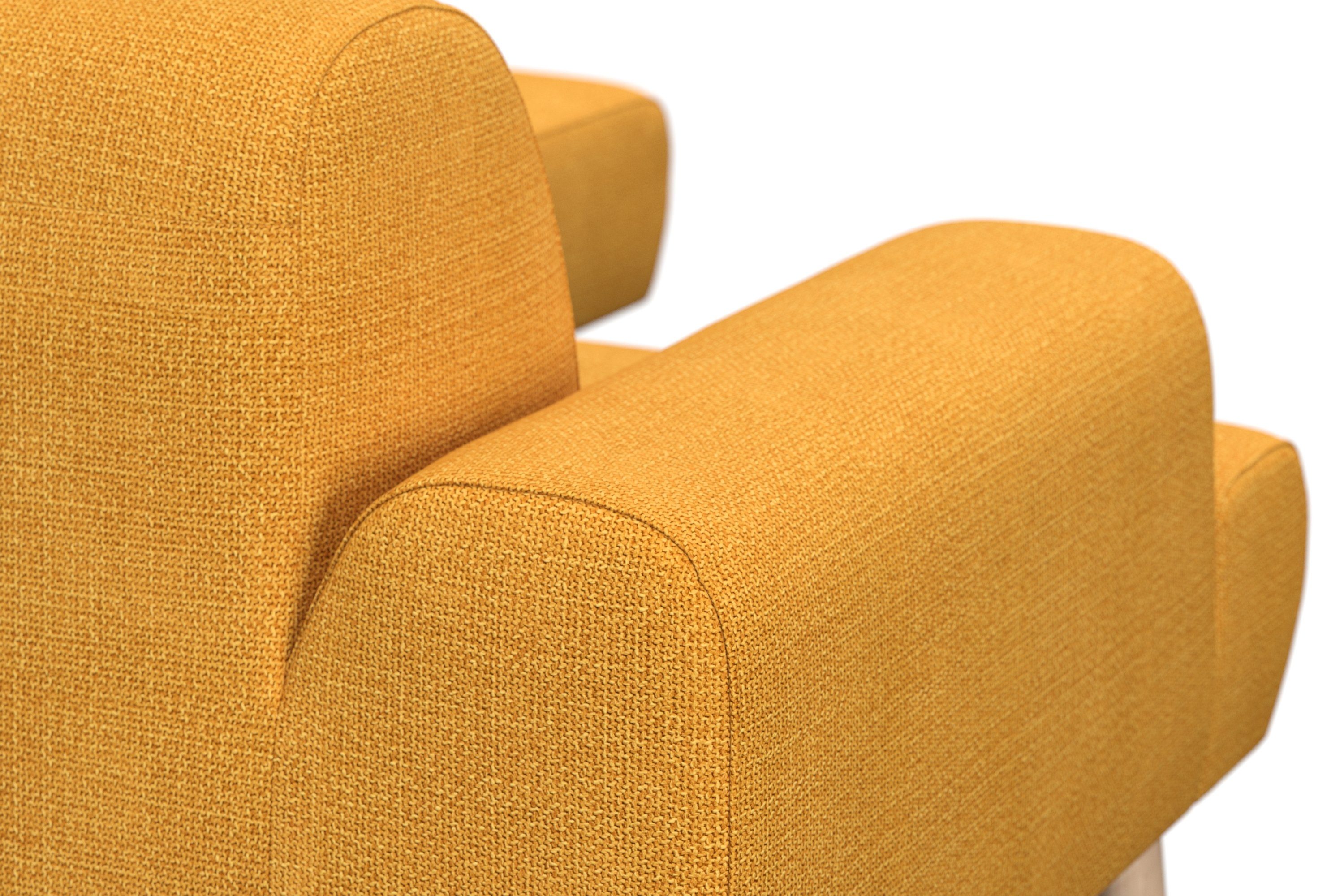 andas Hoekbank Swift L-vorm Binnenveringsinterieur, bxdxh: 192x83x176 cm