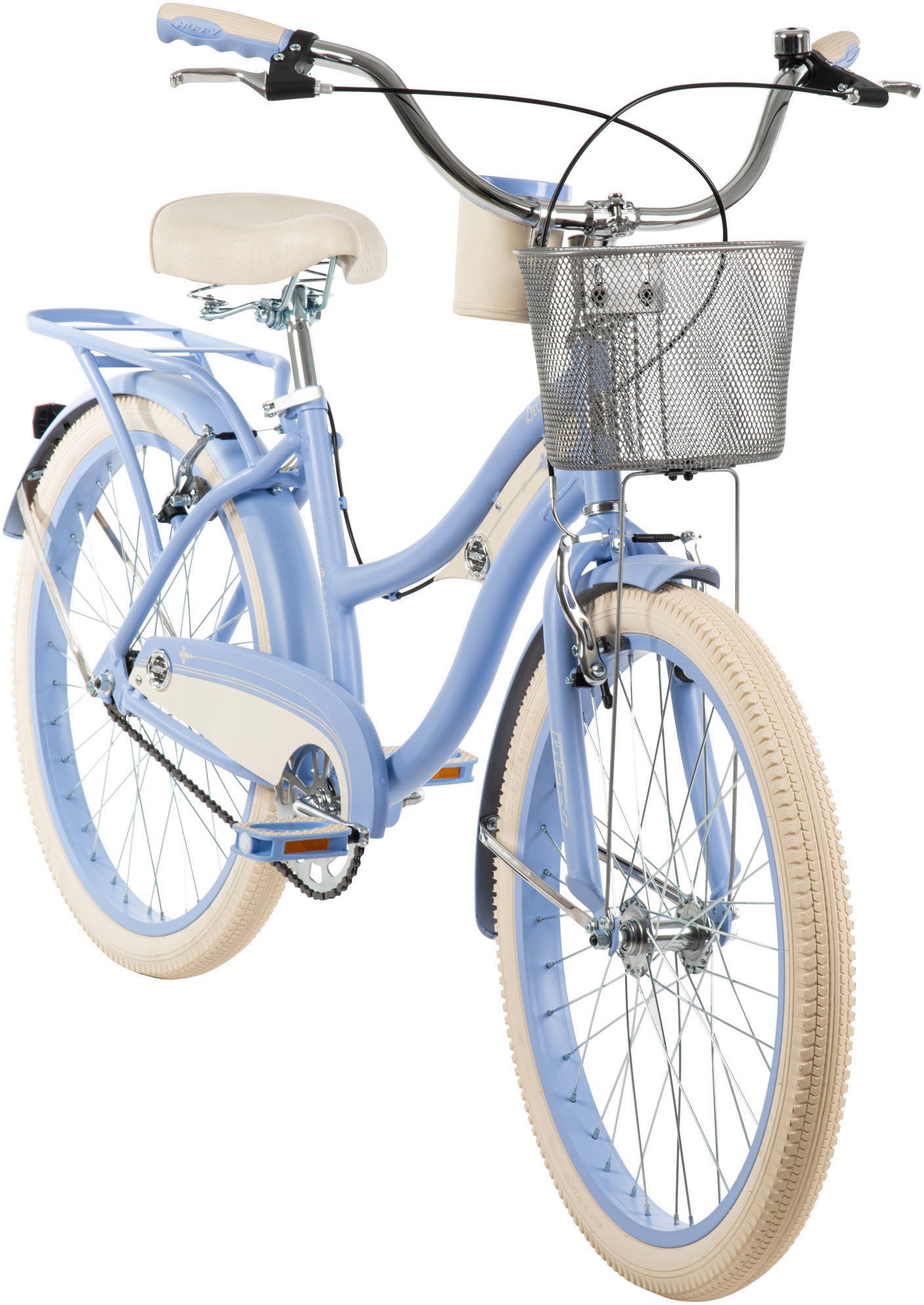 Huffy Tienerfiets Deluxe 24-inch fiets, blauw