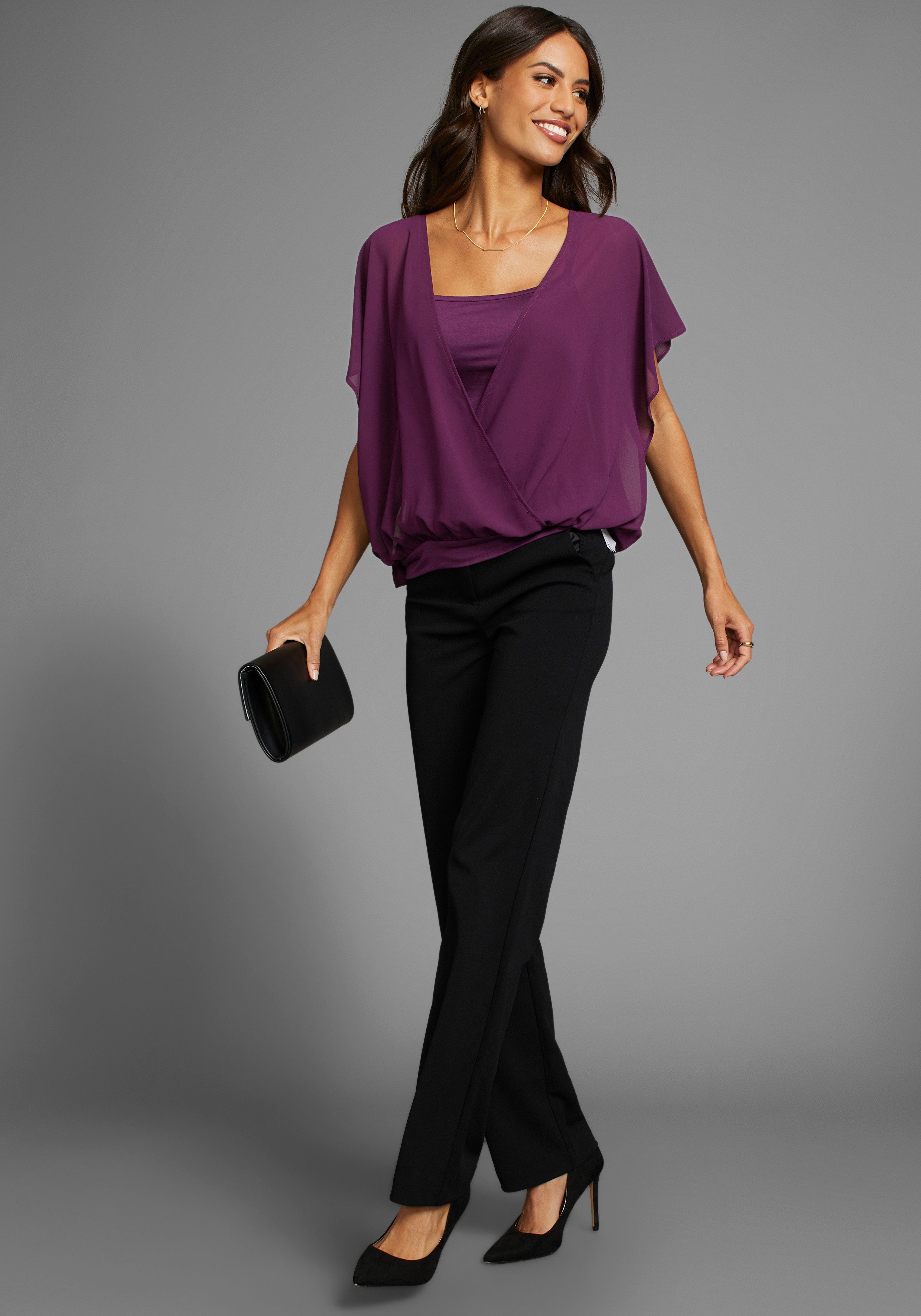 Laura Scott Shirt in delicate flaplook