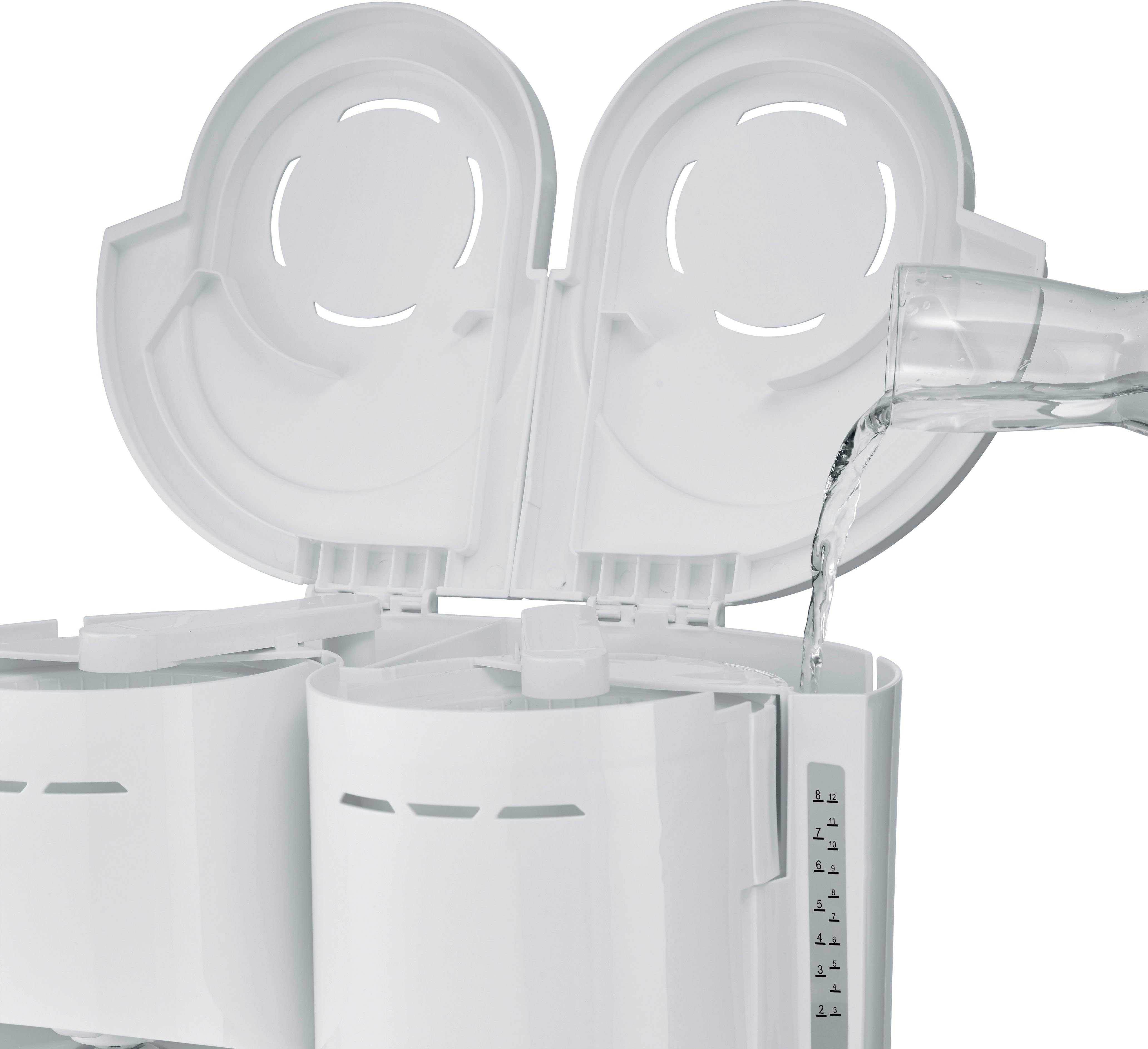 Severin Filterkoffieapparaat KA 9314 Duo filter koffiezetapparaat met 2 thermoskannen, 1 l